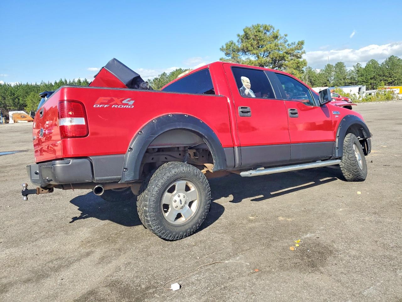 2005 Ford F150 Supercrew Красный vin: 1FTPW14545KC59210