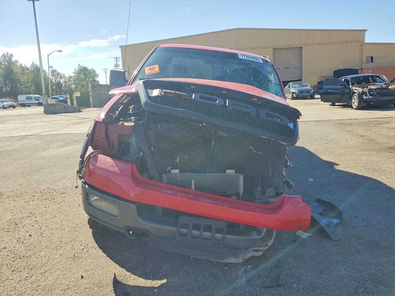 2005 Ford F150 Supercrew Красный vin: 1FTPW14545KC59210