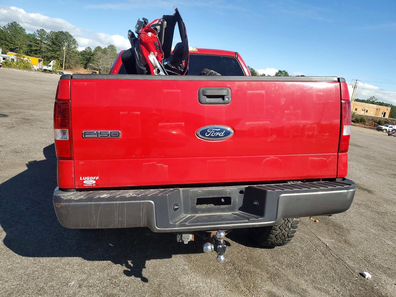 2005 Ford F150 Supercrew Красный vin: 1FTPW14545KC59210