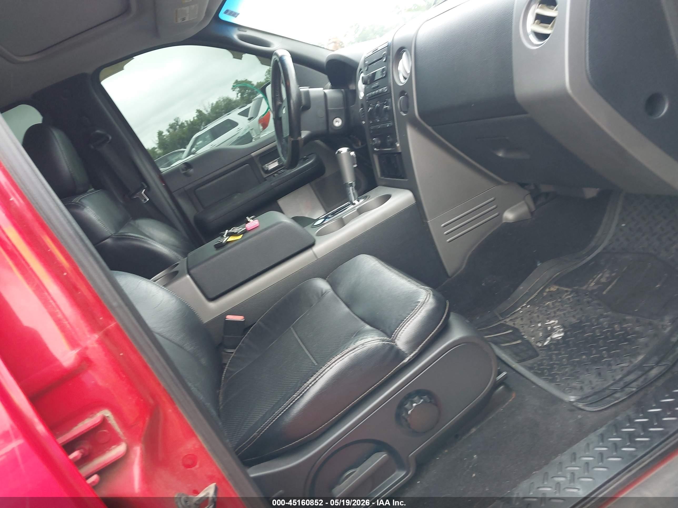 2005 Ford F-150 Fx4/lariat/xlt Red vin: 1FTPW14545KC87993