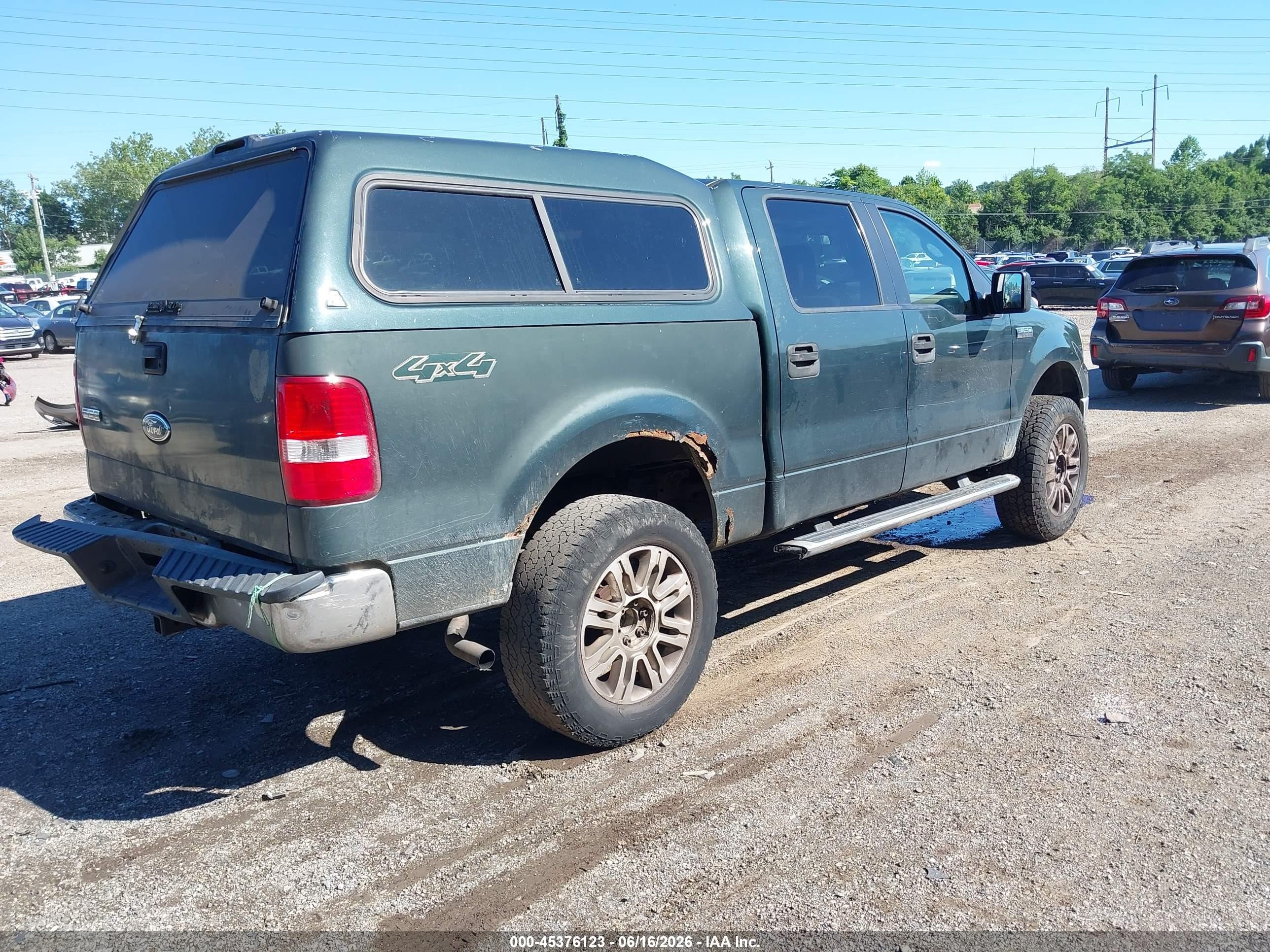 2005 Ford F-150 Fx4/lariat/xlt Gray vin: 1FTPW14545KD36514