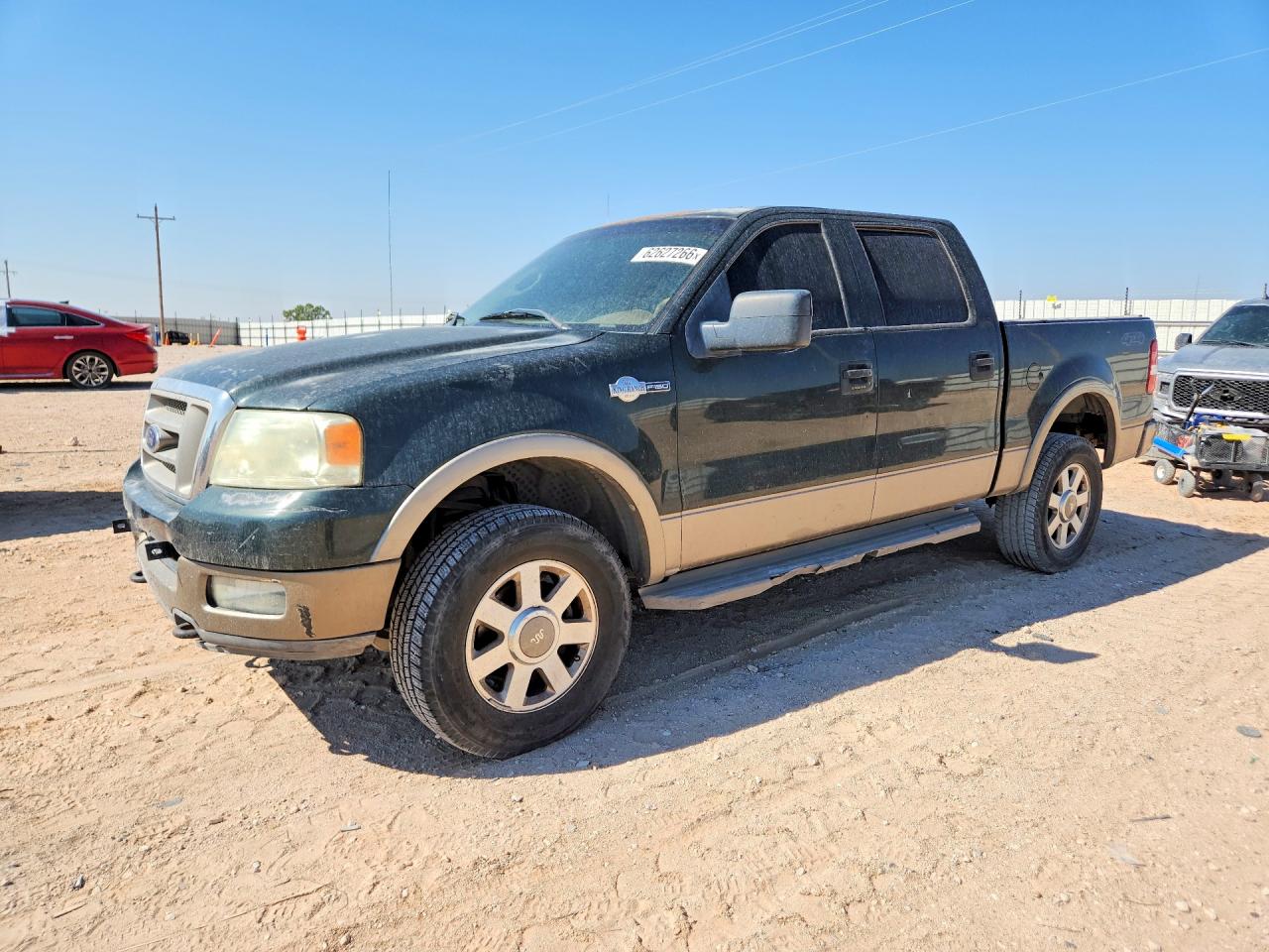2005 Ford F150 Supercrew Green vin: 1FTPW14545KD36576
