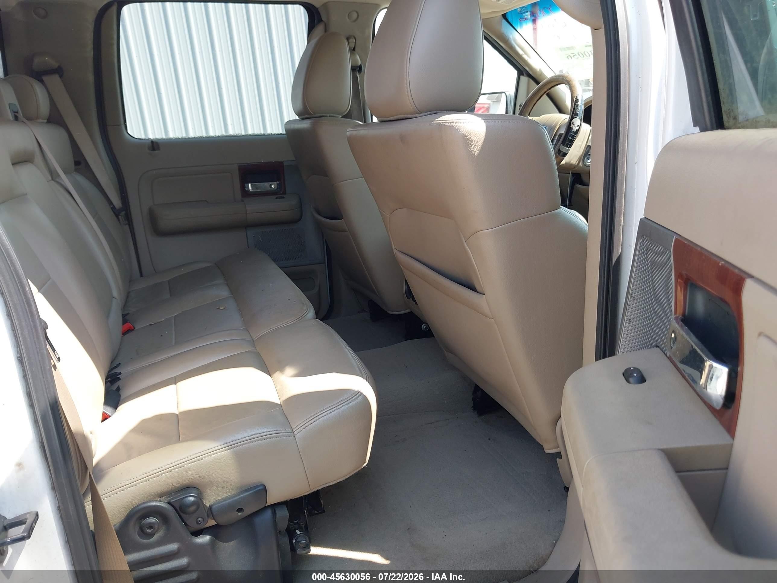 2005 Ford F-150 Fx4/lariat/xlt White vin: 1FTPW14545KE20588