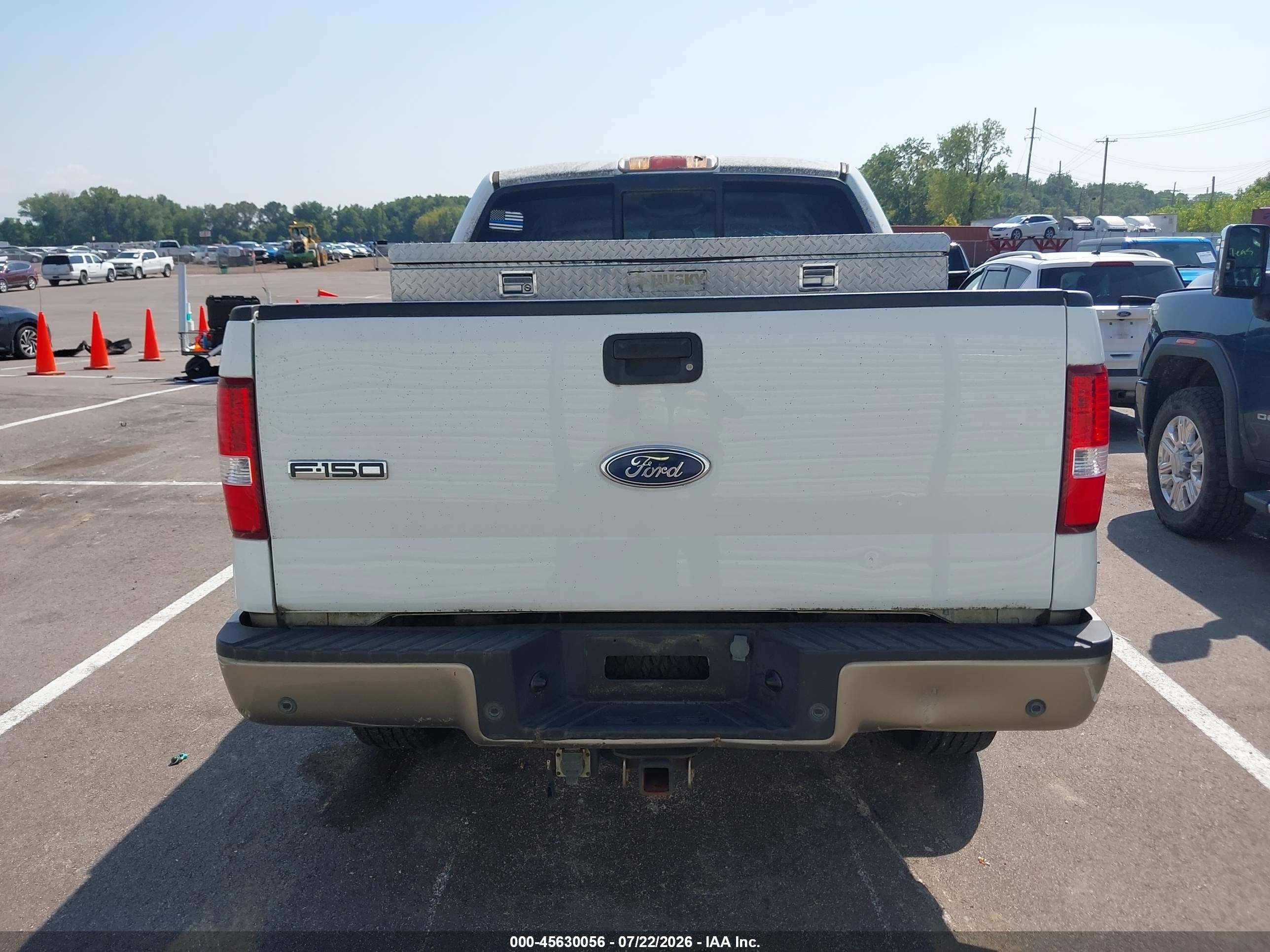 2005 Ford F-150 Fx4/lariat/xlt White vin: 1FTPW14545KE20588