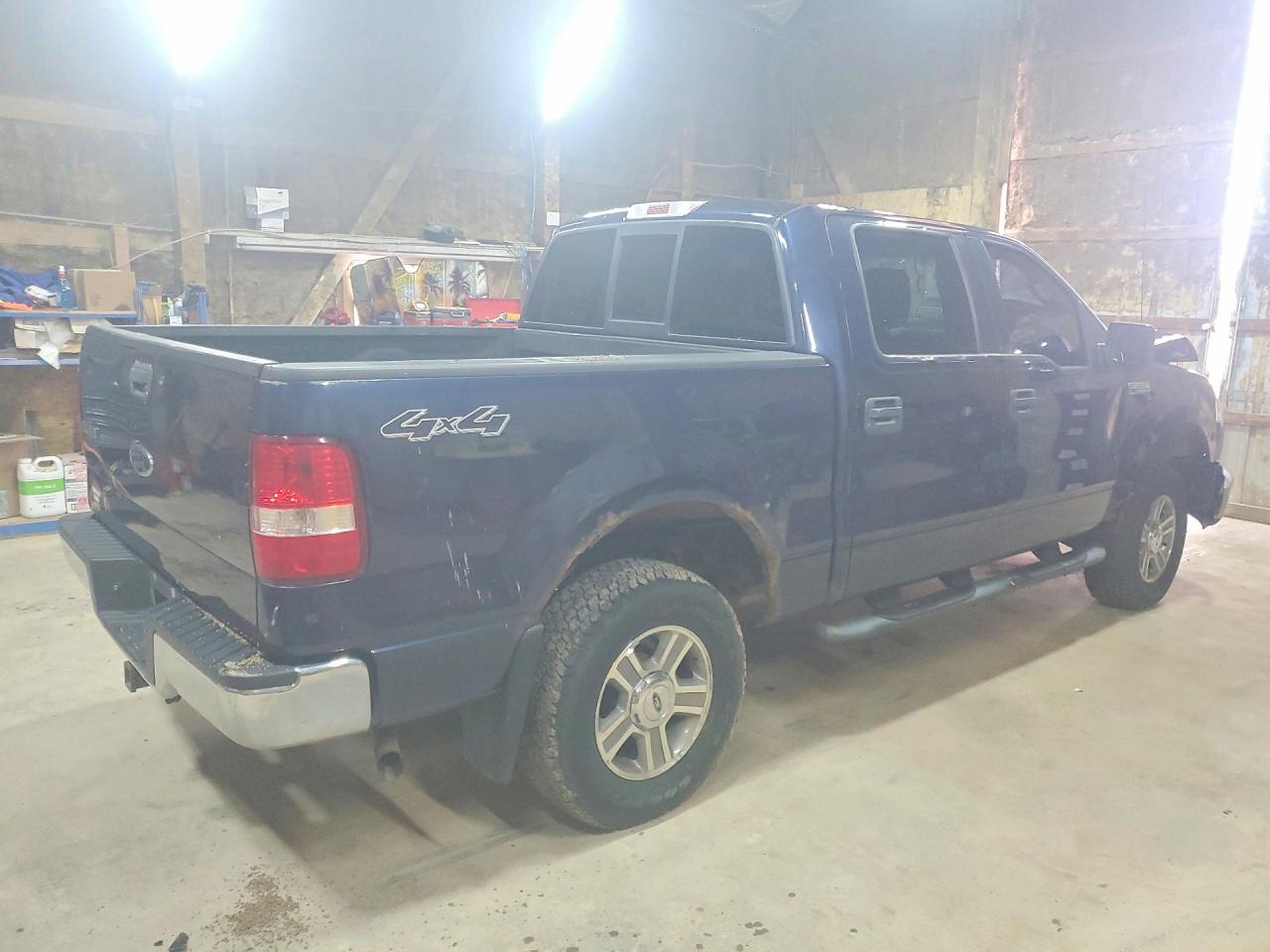 2005 Ford F150 Supercrew Blue vin: 1FTPW14545KE96943