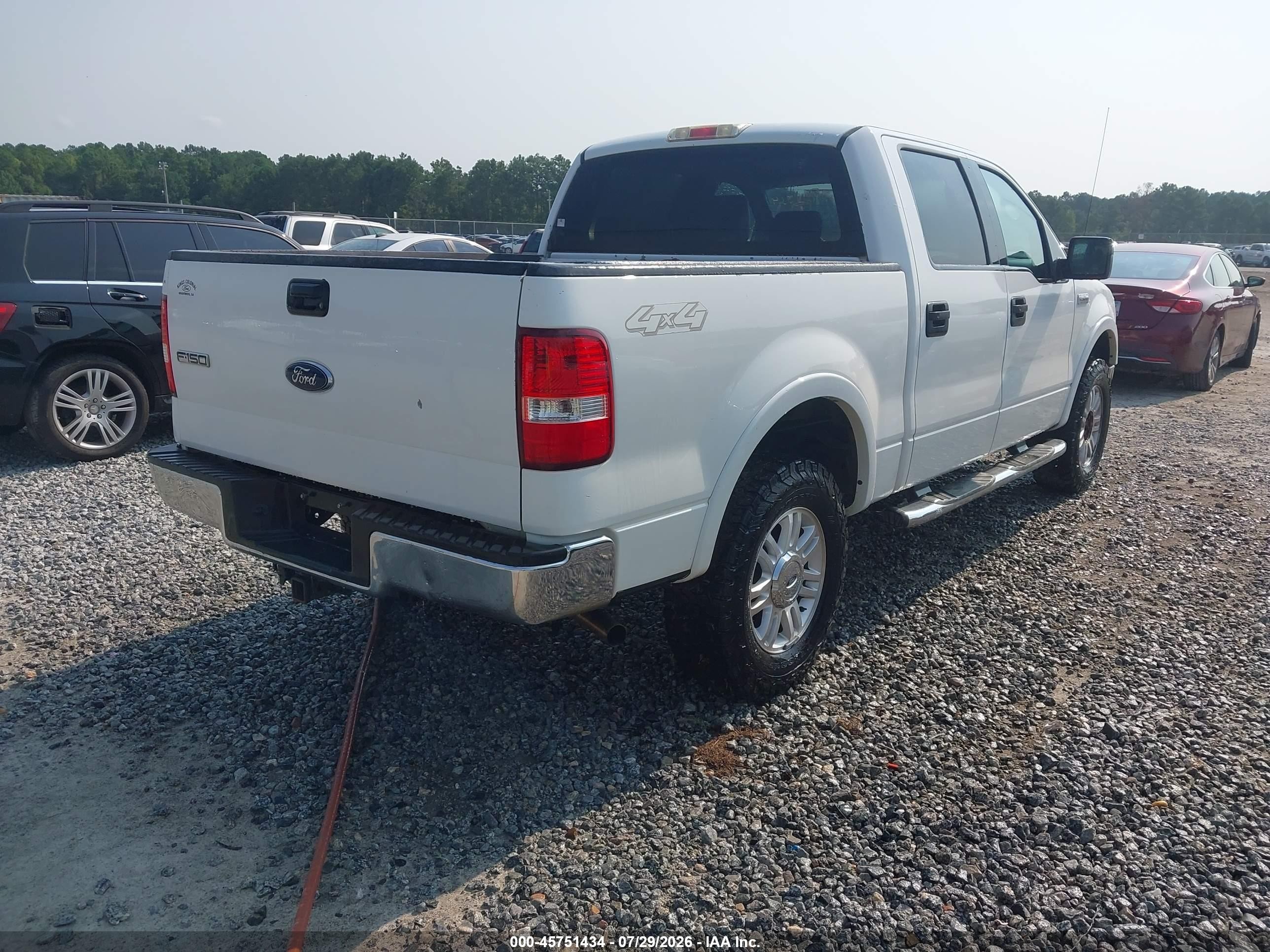 2006 Ford F-150 Fx4/lariat/xlt White vin: 1FTPW14546FA03739