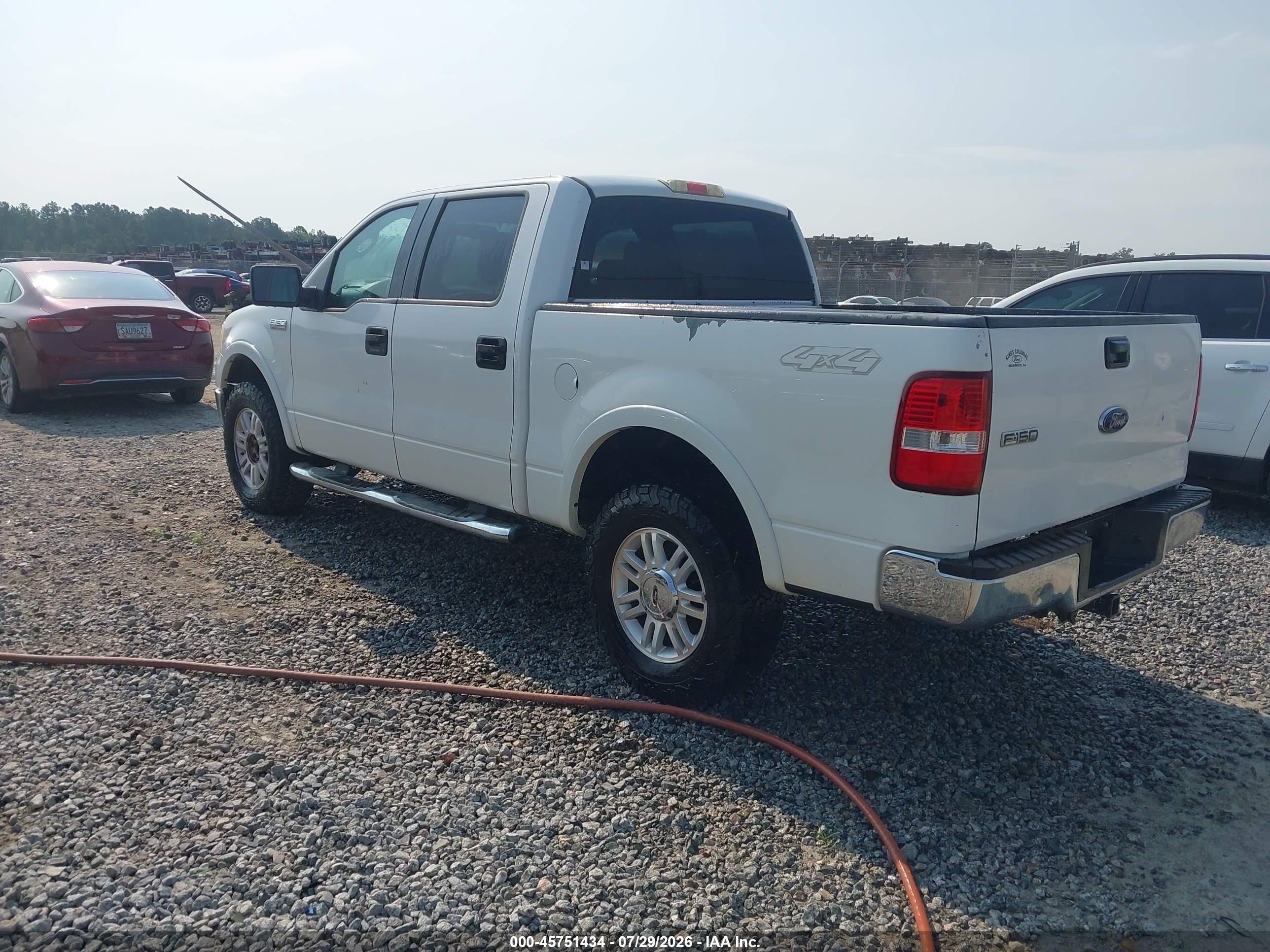 2006 Ford F-150 Fx4/lariat/xlt White vin: 1FTPW14546FA03739