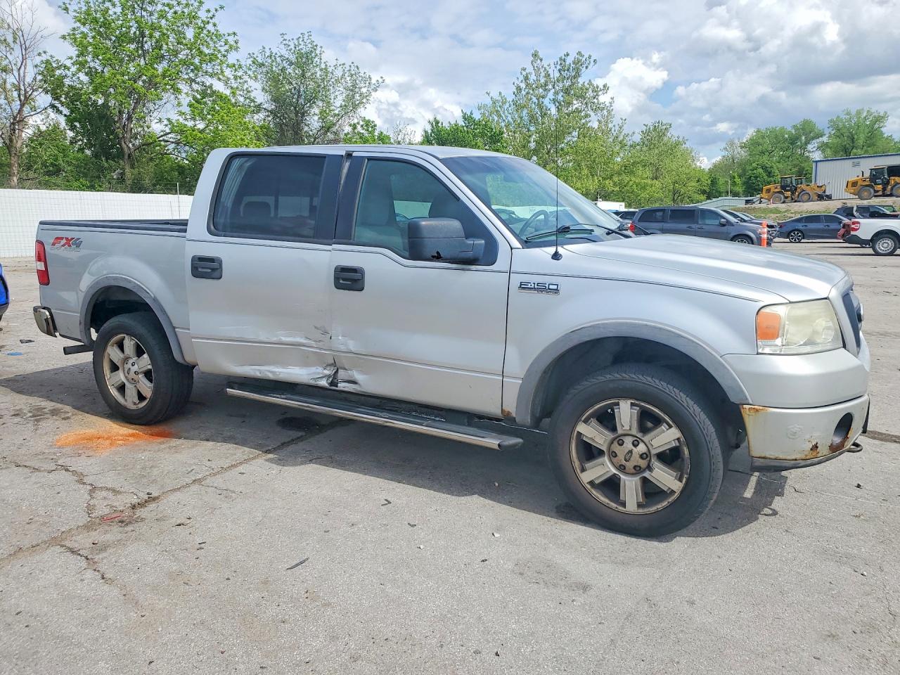 2006 Ford F150 Supercrew Silver vin: 1FTPW14546FA16796