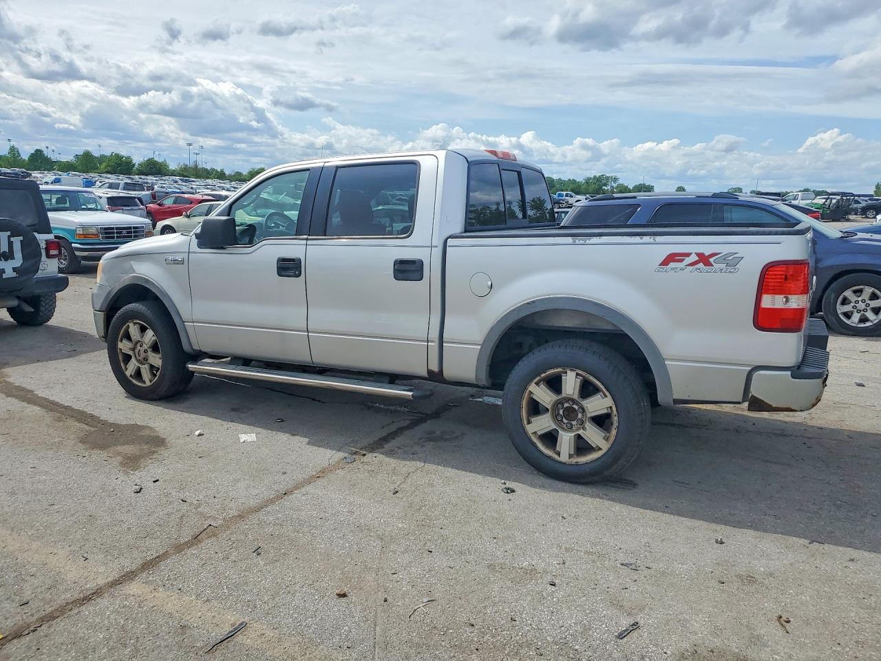 2006 Ford F150 Supercrew Silver vin: 1FTPW14546FA16796