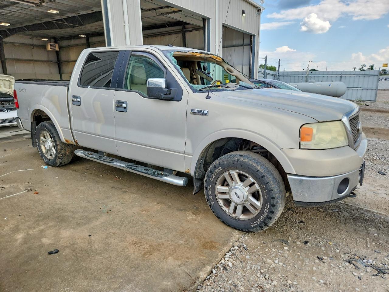 2006 Ford F150 Supercrew Gray vin: 1FTPW14546FA43884