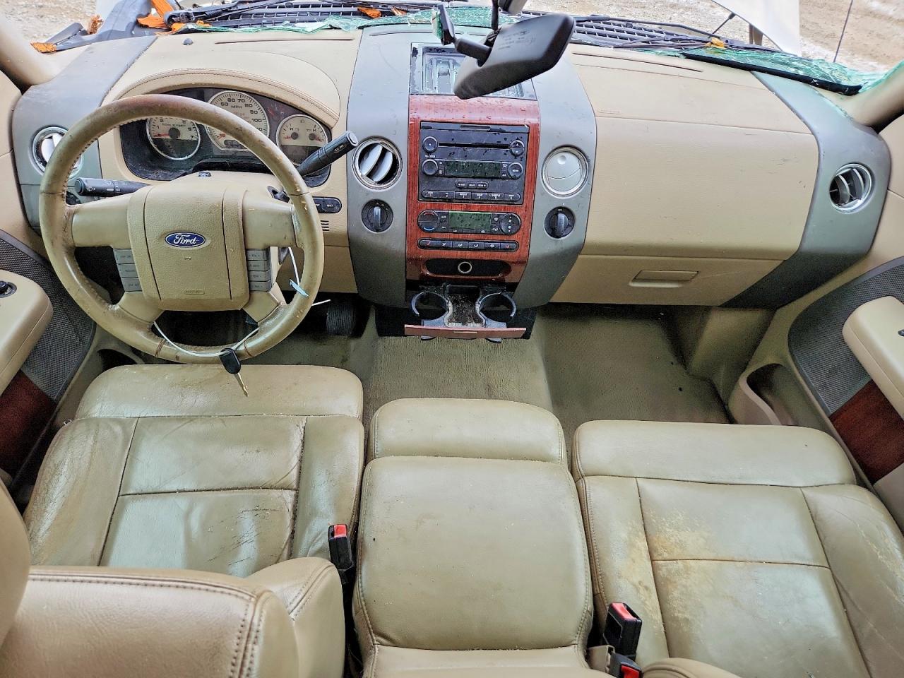2006 Ford F150 Supercrew Gray vin: 1FTPW14546FA43884