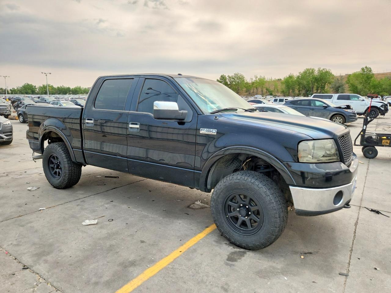 2006 Ford F150 Supercrew Black vin: 1FTPW14546FA44937