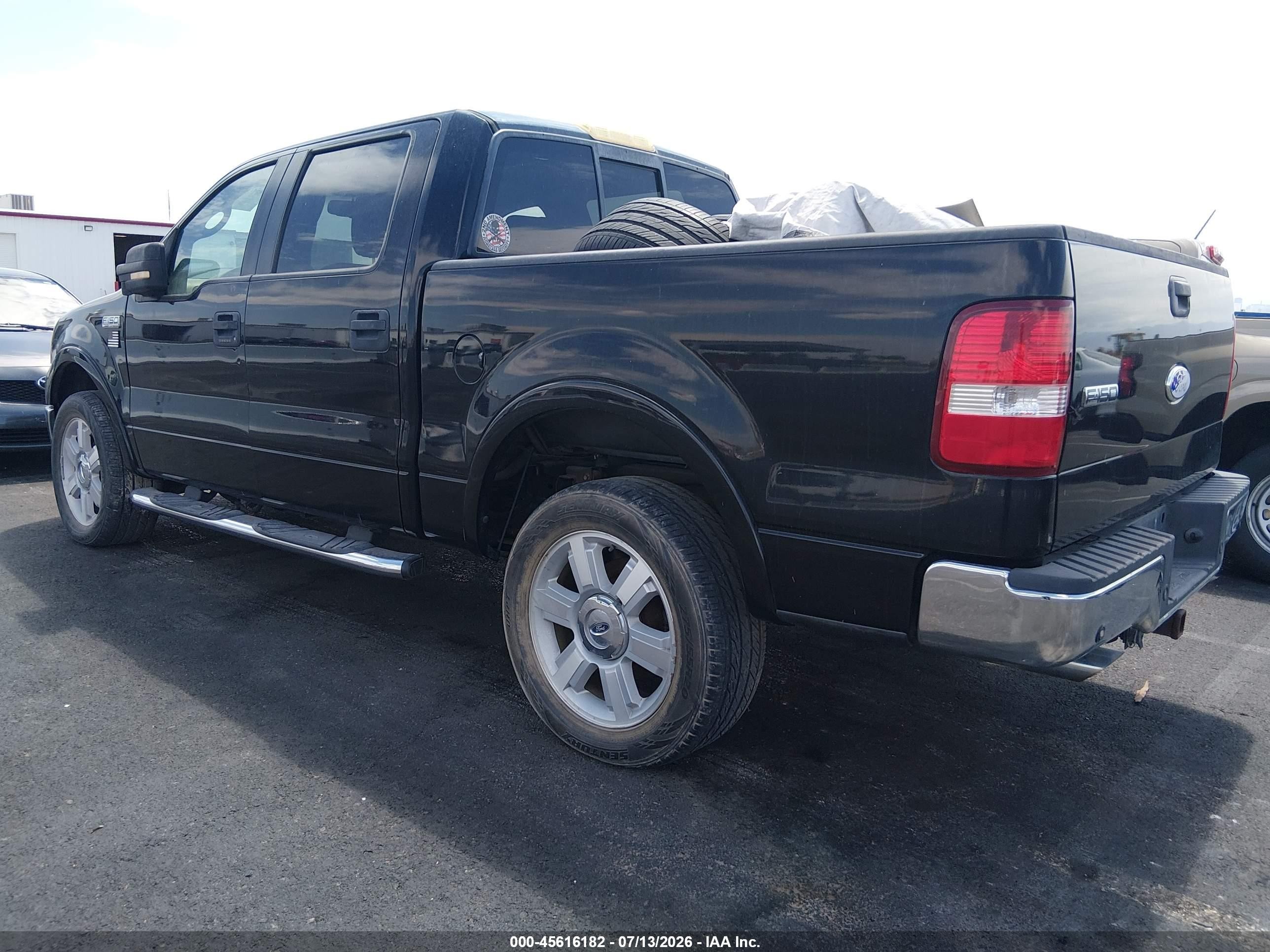 2006 Ford F-150 Fx4/lariat/xlt Black vin: 1FTPW14546FB45430