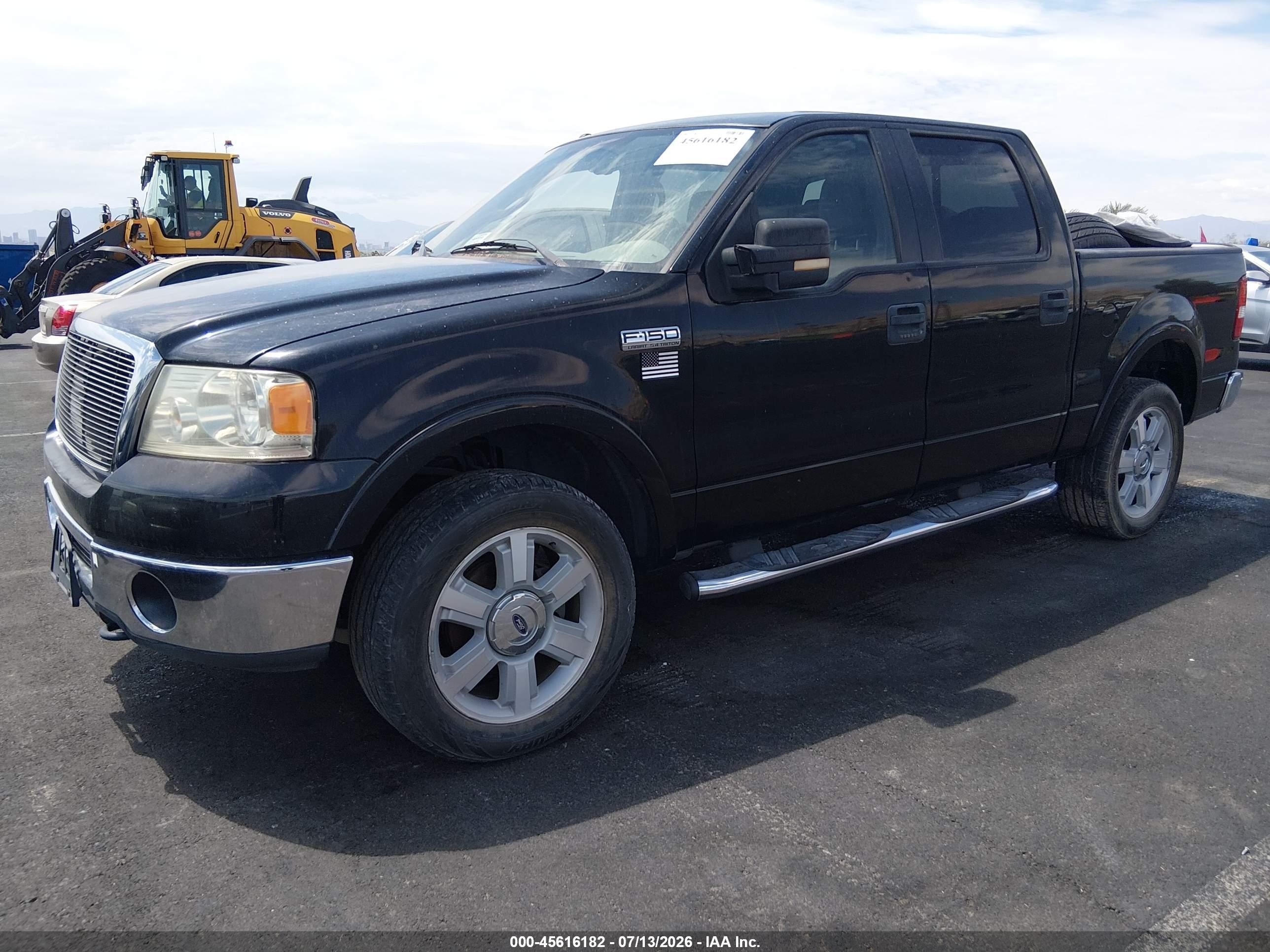 2006 Ford F-150 Fx4/lariat/xlt Black vin: 1FTPW14546FB45430