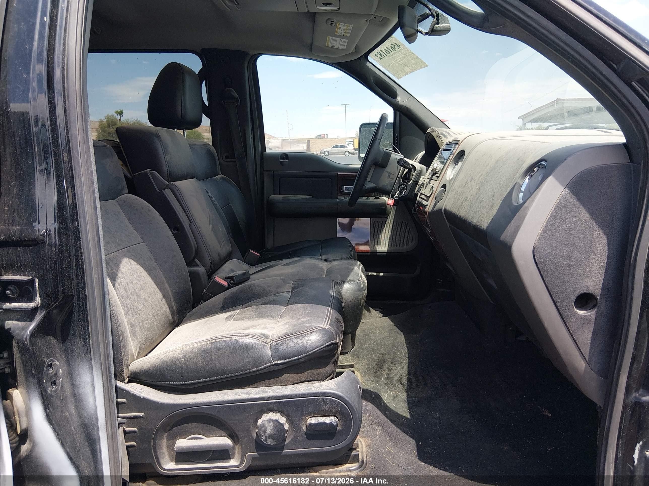 2006 Ford F-150 Fx4/lariat/xlt Black vin: 1FTPW14546FB45430