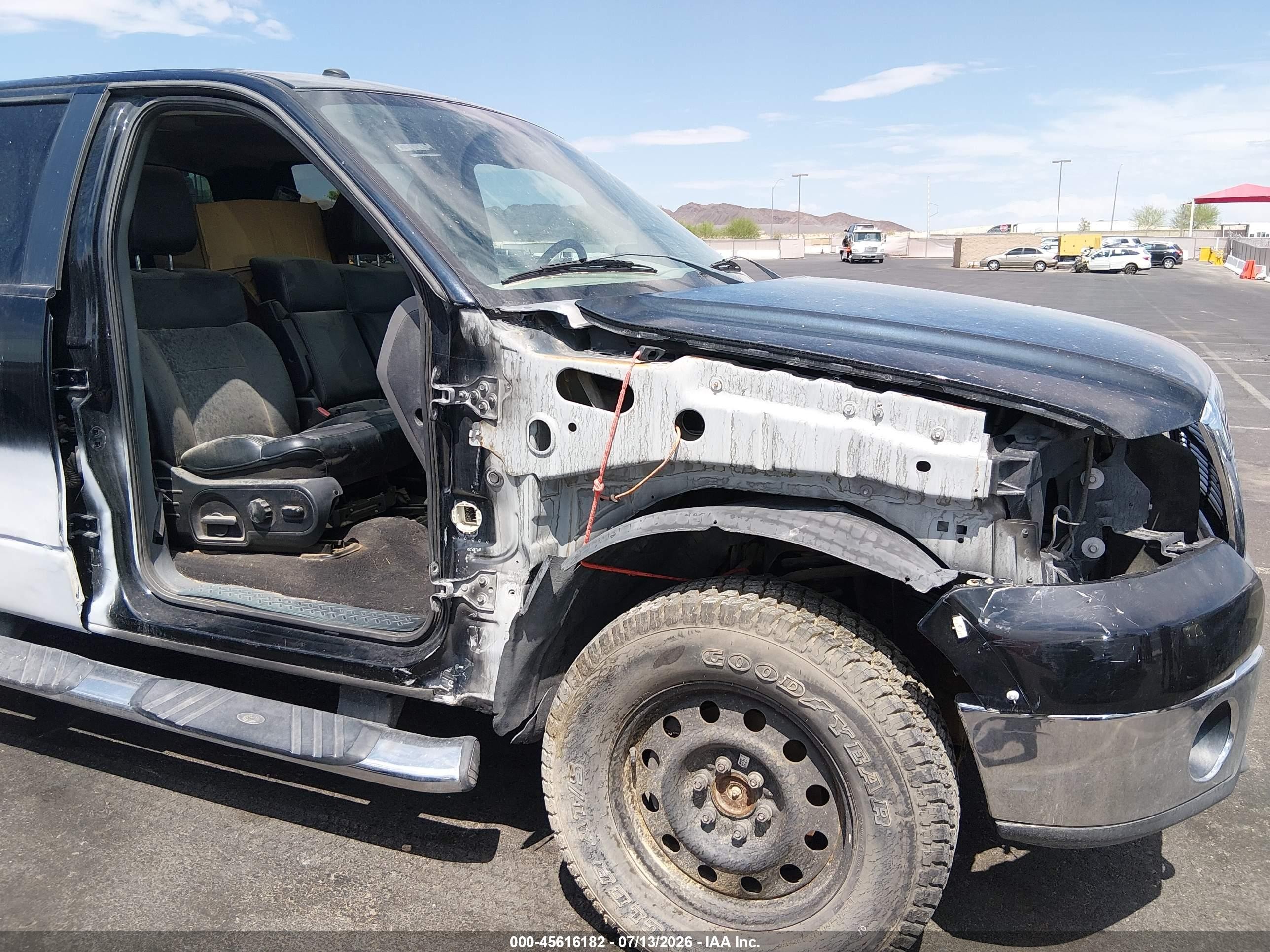 2006 Ford F-150 Fx4/lariat/xlt Black vin: 1FTPW14546FB45430
