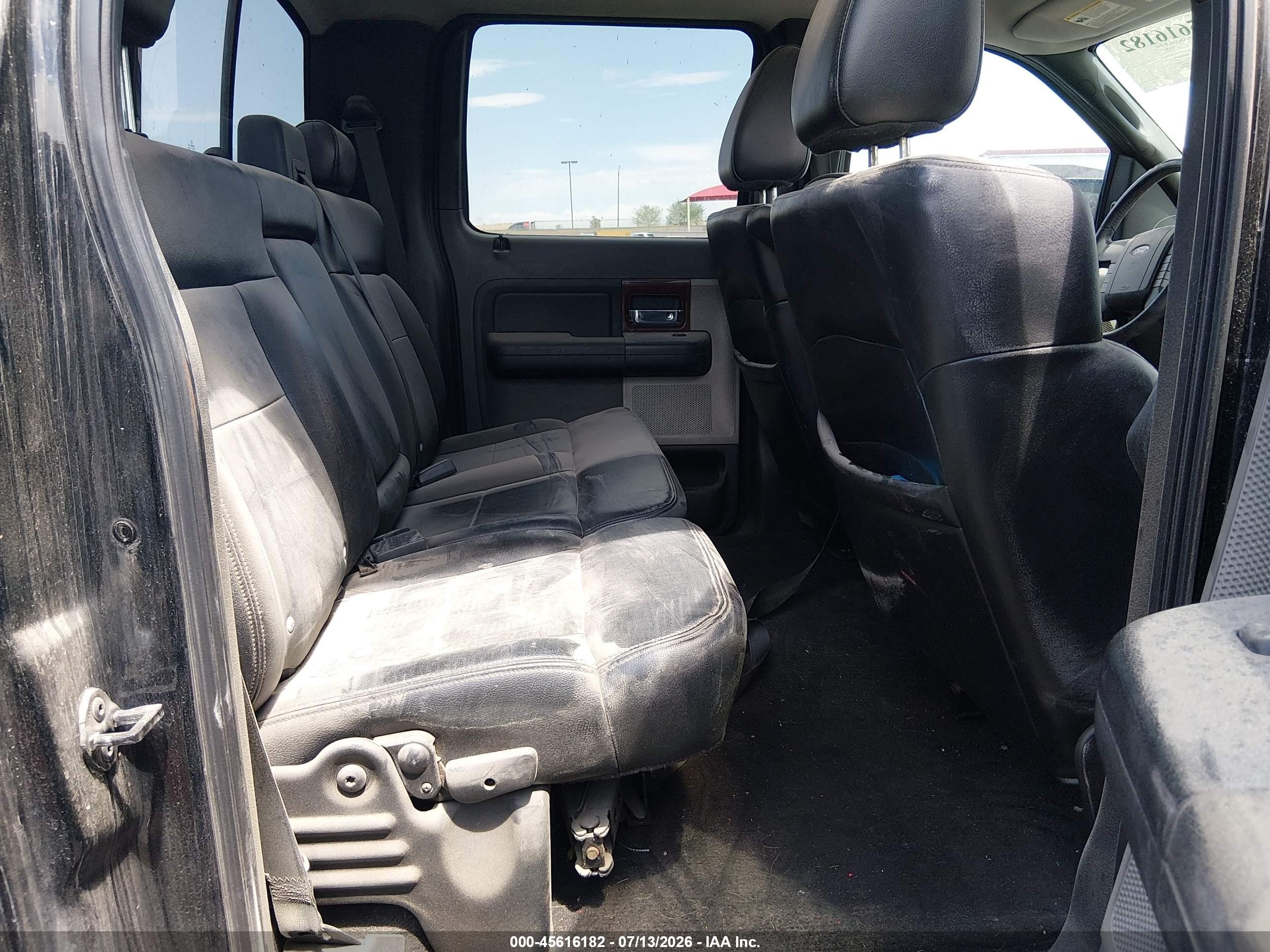 2006 Ford F-150 Fx4/lariat/xlt Black vin: 1FTPW14546FB45430