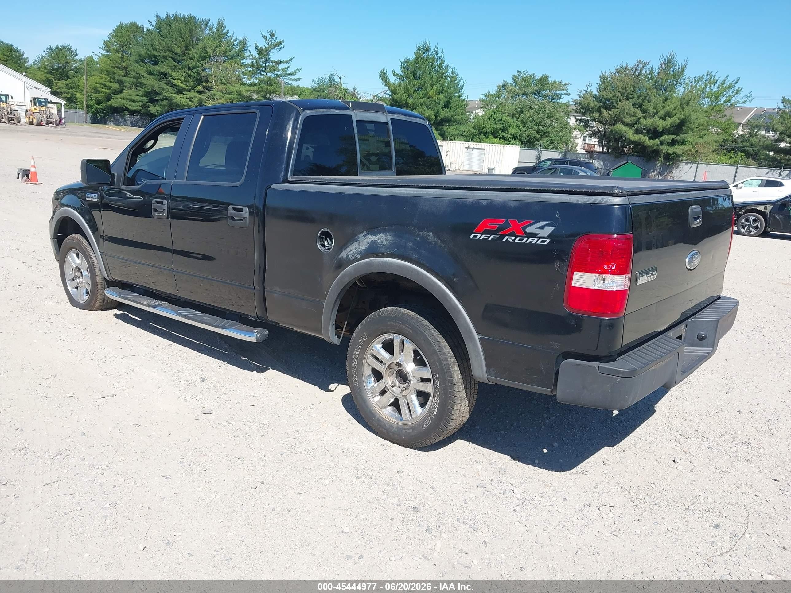 2006 Ford F-150 Fx4/lariat/xlt Black vin: 1FTPW14546FB47033