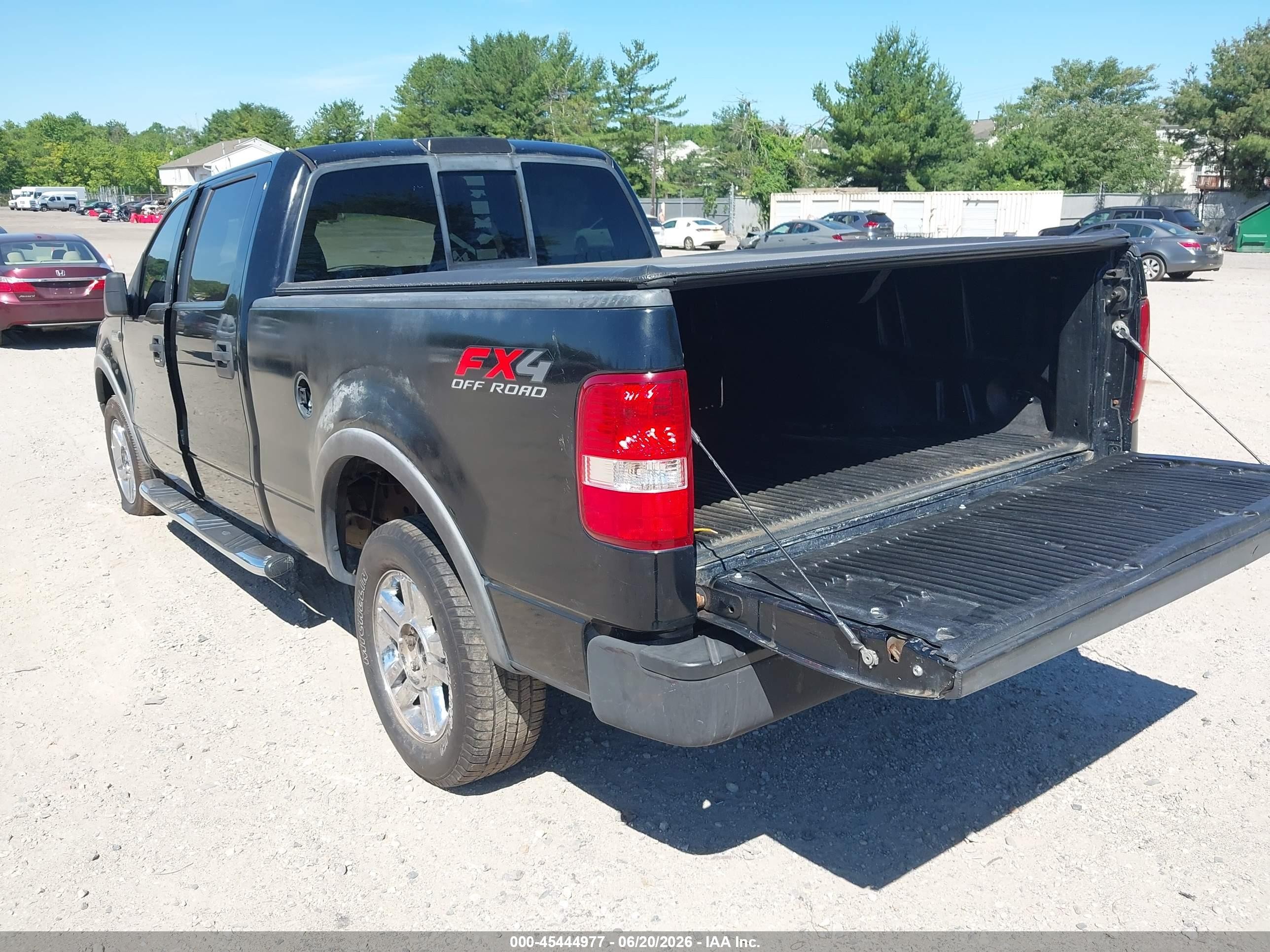 2006 Ford F-150 Fx4/lariat/xlt Black vin: 1FTPW14546FB47033