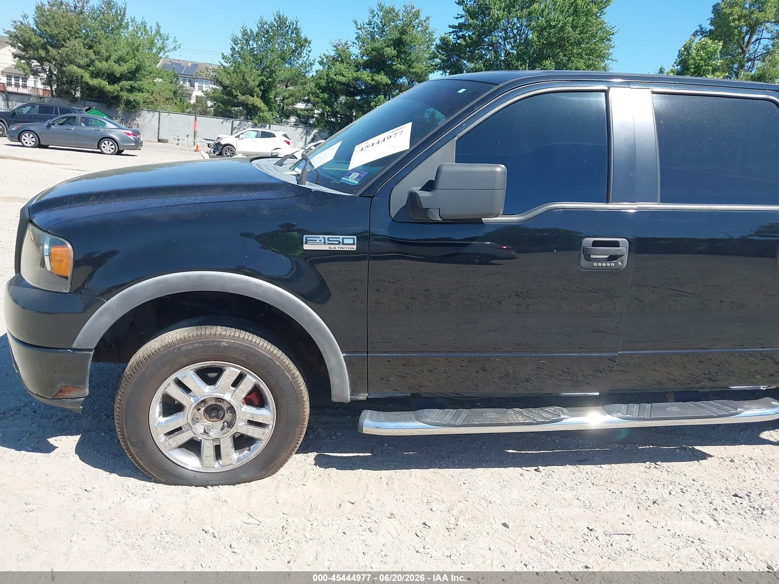 2006 Ford F-150 Fx4/lariat/xlt Black vin: 1FTPW14546FB47033