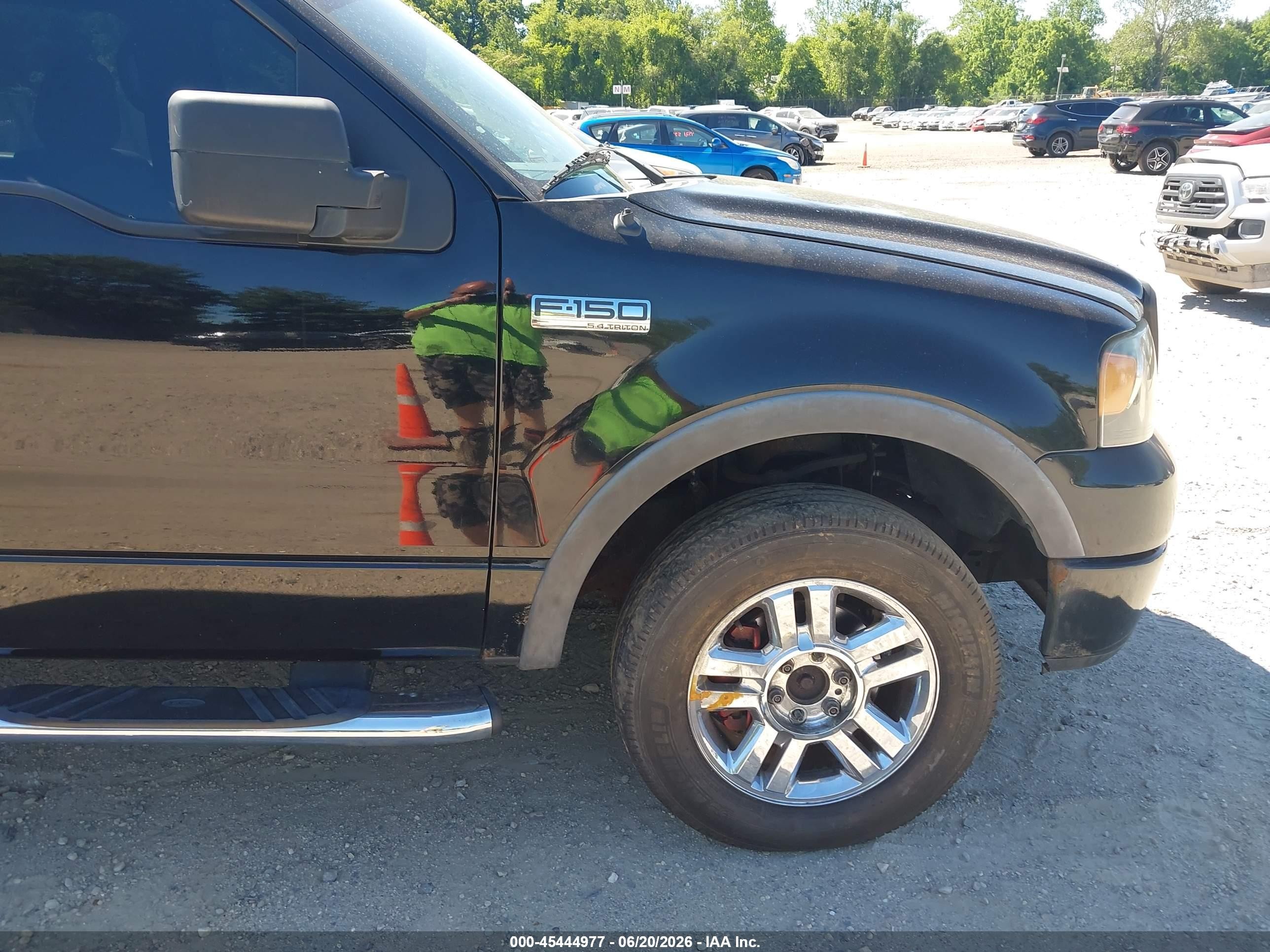 2006 Ford F-150 Fx4/lariat/xlt Black vin: 1FTPW14546FB47033