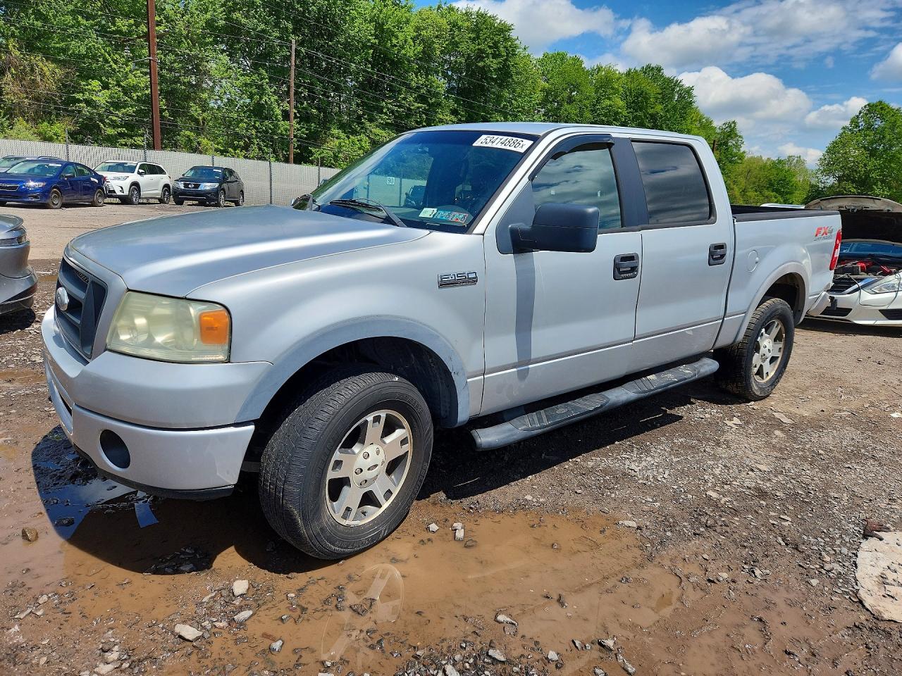 2006 Ford F150 Supercrew Silver vin: 1FTPW14546FB76337