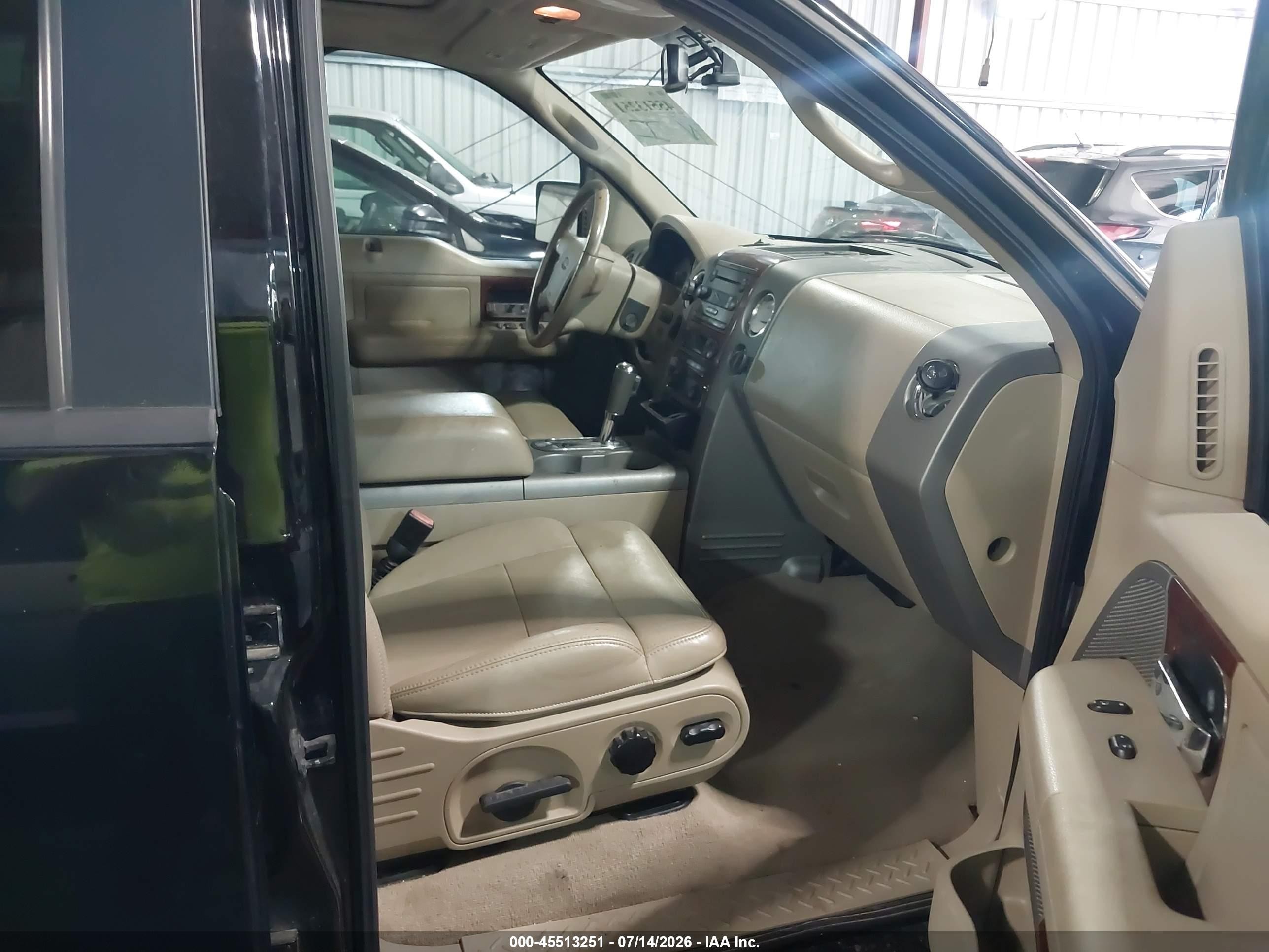 2006 Ford F-150 Fx4/lariat/xlt Black vin: 1FTPW14546FB78590