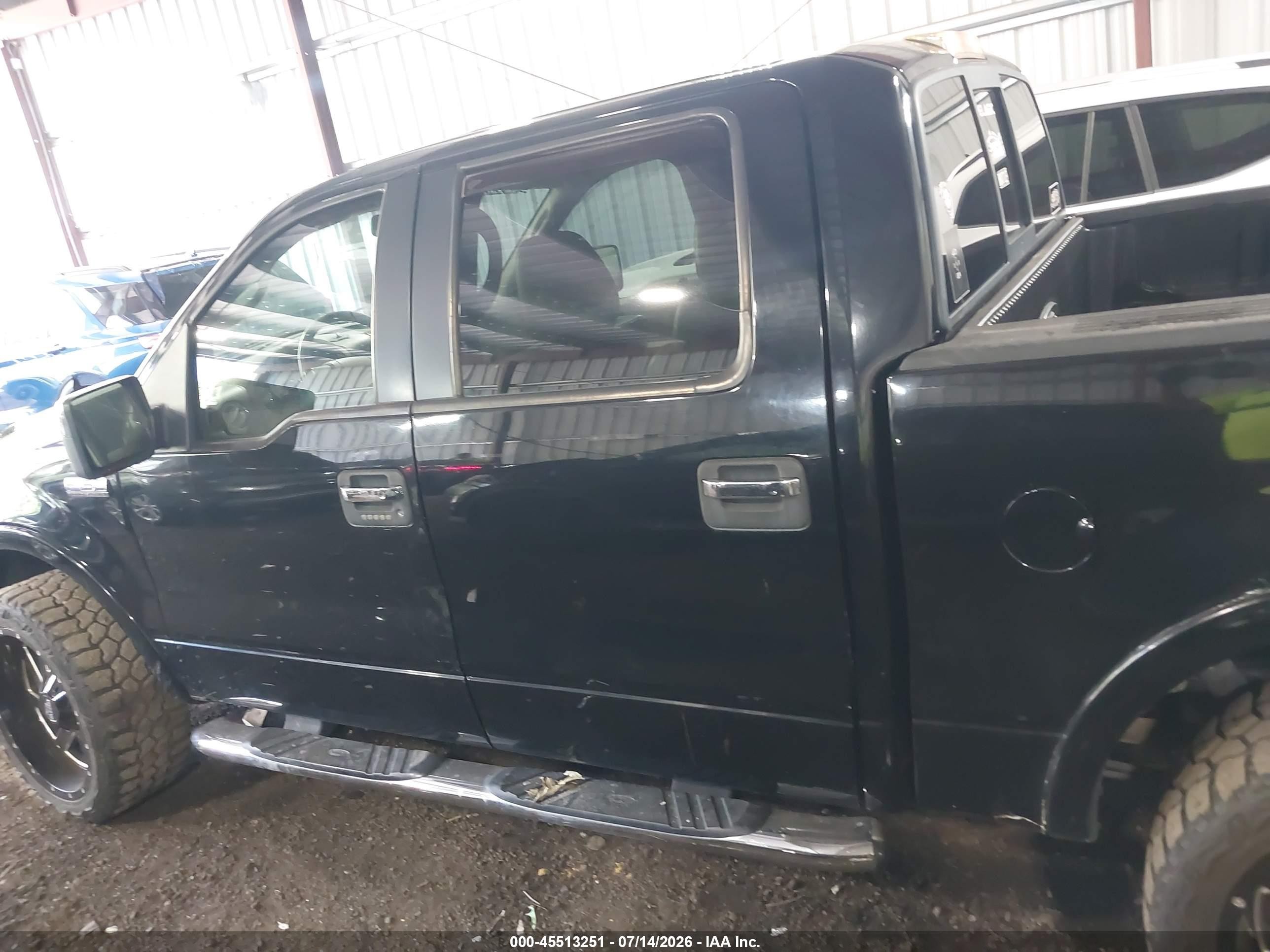 2006 Ford F-150 Fx4/lariat/xlt Black vin: 1FTPW14546FB78590