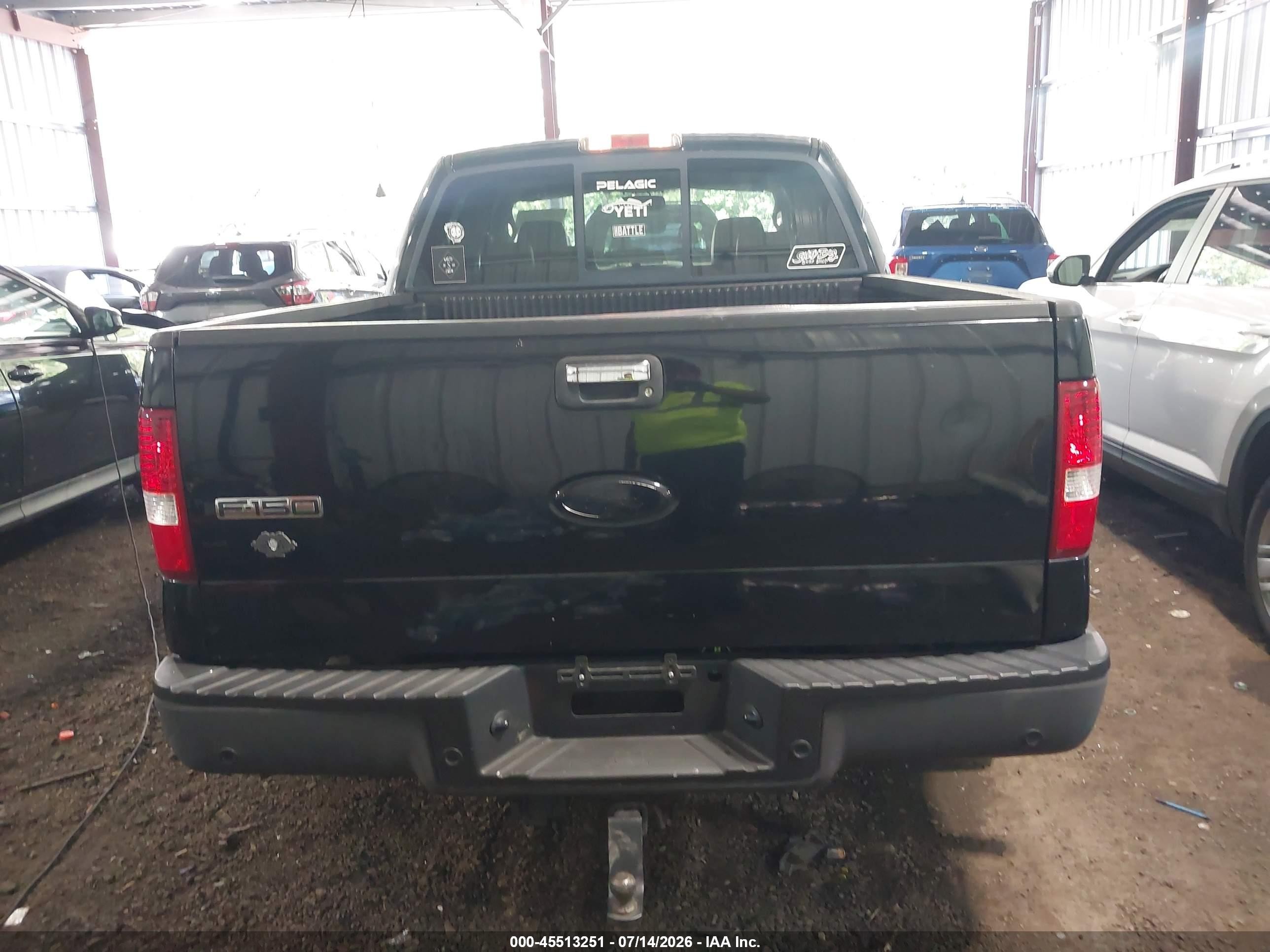 2006 Ford F-150 Fx4/lariat/xlt Black vin: 1FTPW14546FB78590