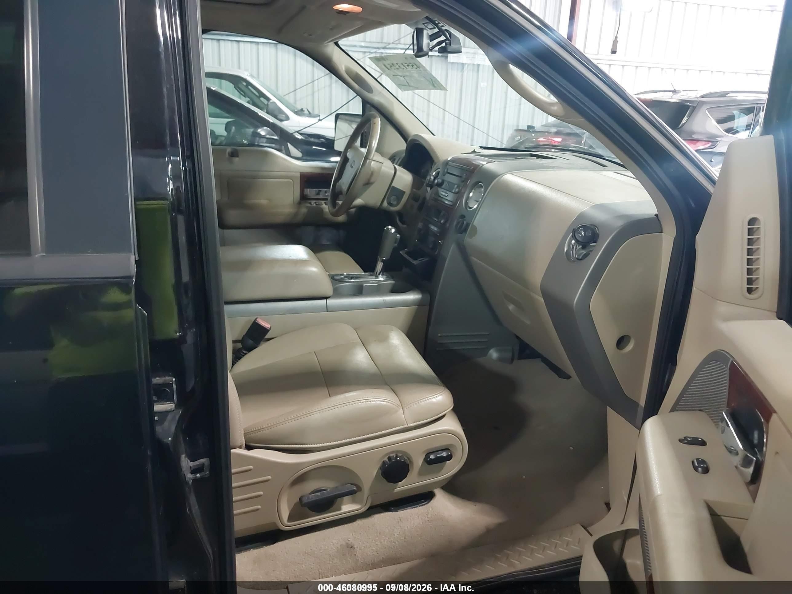 2006 Ford F-150 Fx4/lariat/xlt Black vin: 1FTPW14546FB78590