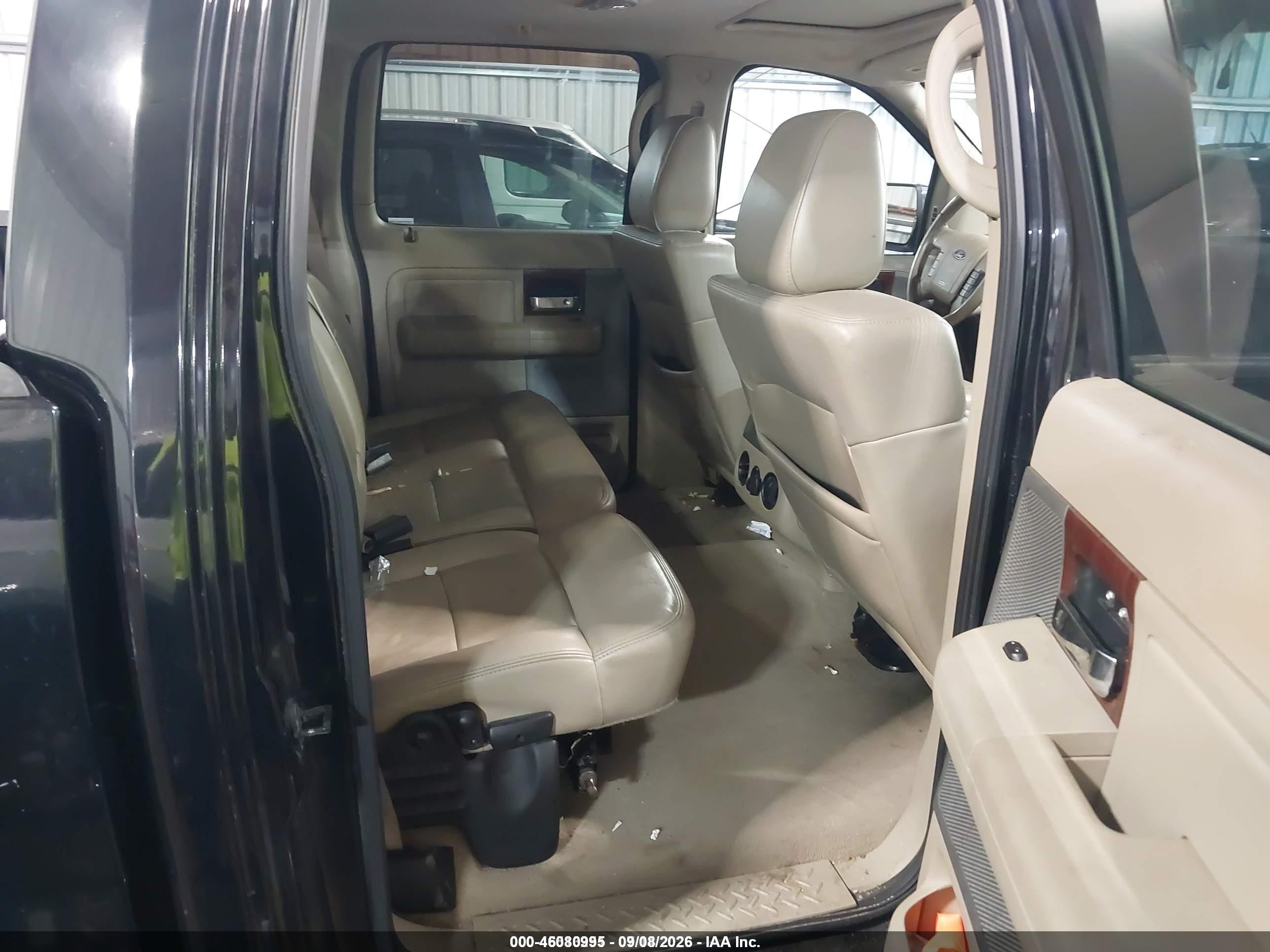 2006 Ford F-150 Fx4/lariat/xlt Black vin: 1FTPW14546FB78590