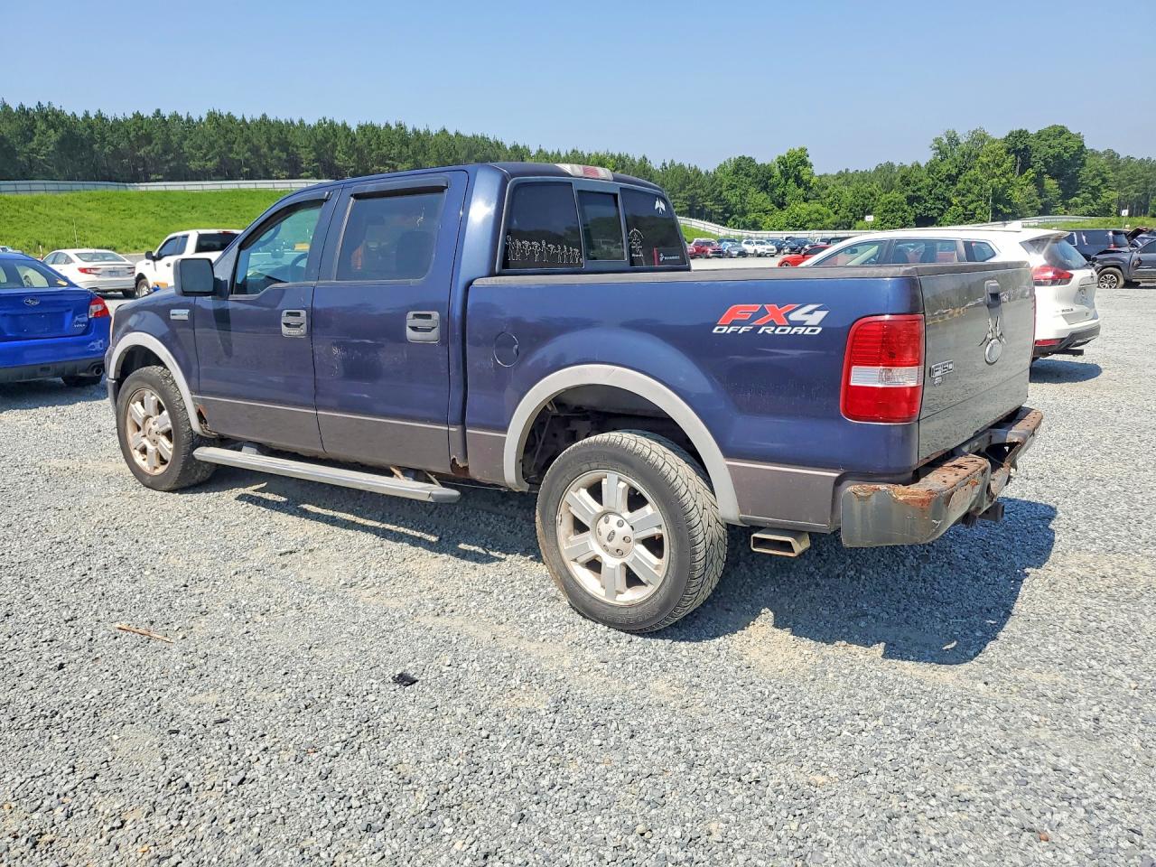 2006 Ford F150 Supercrew Blue vin: 1FTPW14546KC31201