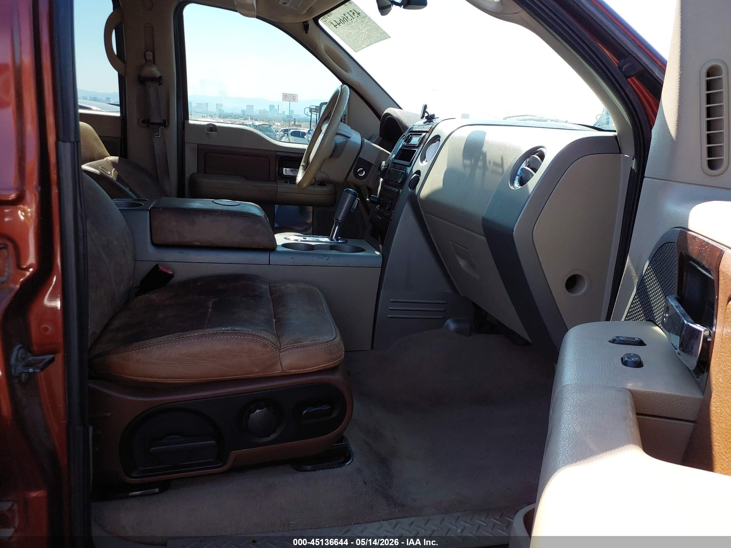 2006 Ford F-150 Fx4/lariat/xlt Brown vin: 1FTPW14546KC52856