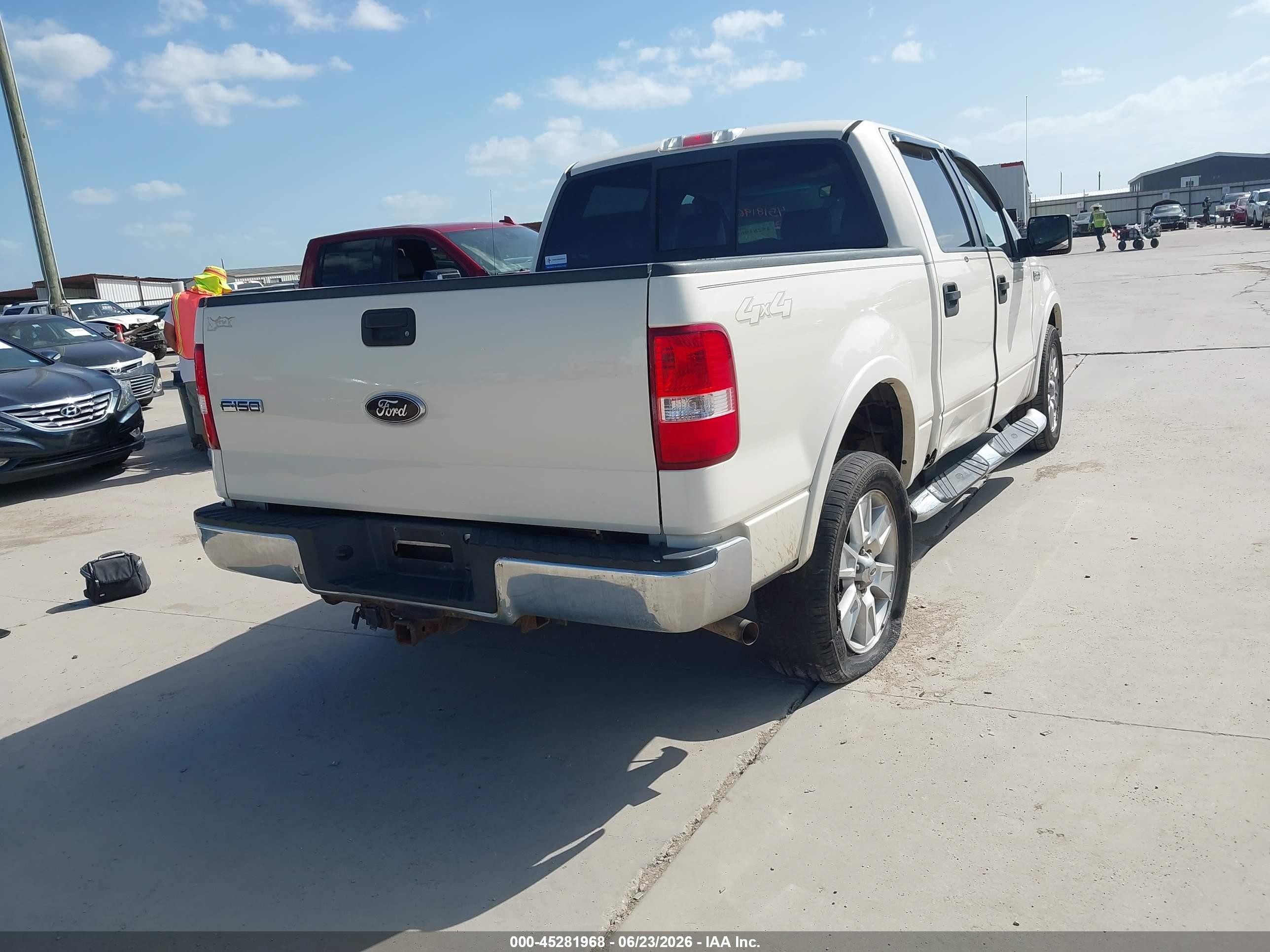 2007 Ford F-150 Fx4/lariat/xlt Cream vin: 1FTPW14547FB38009