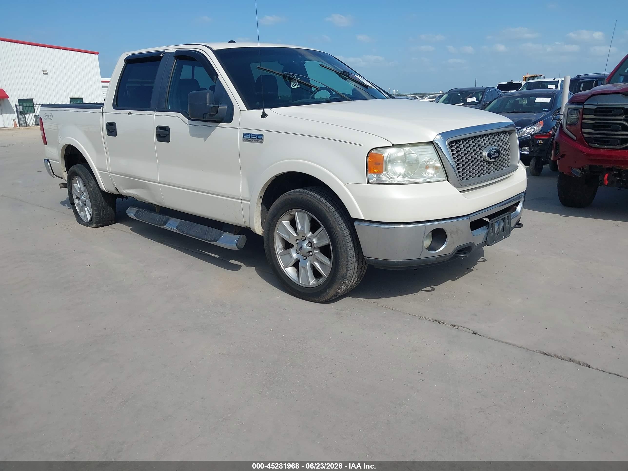 2007 Ford F-150 Fx4/lariat/xlt Cream vin: 1FTPW14547FB38009