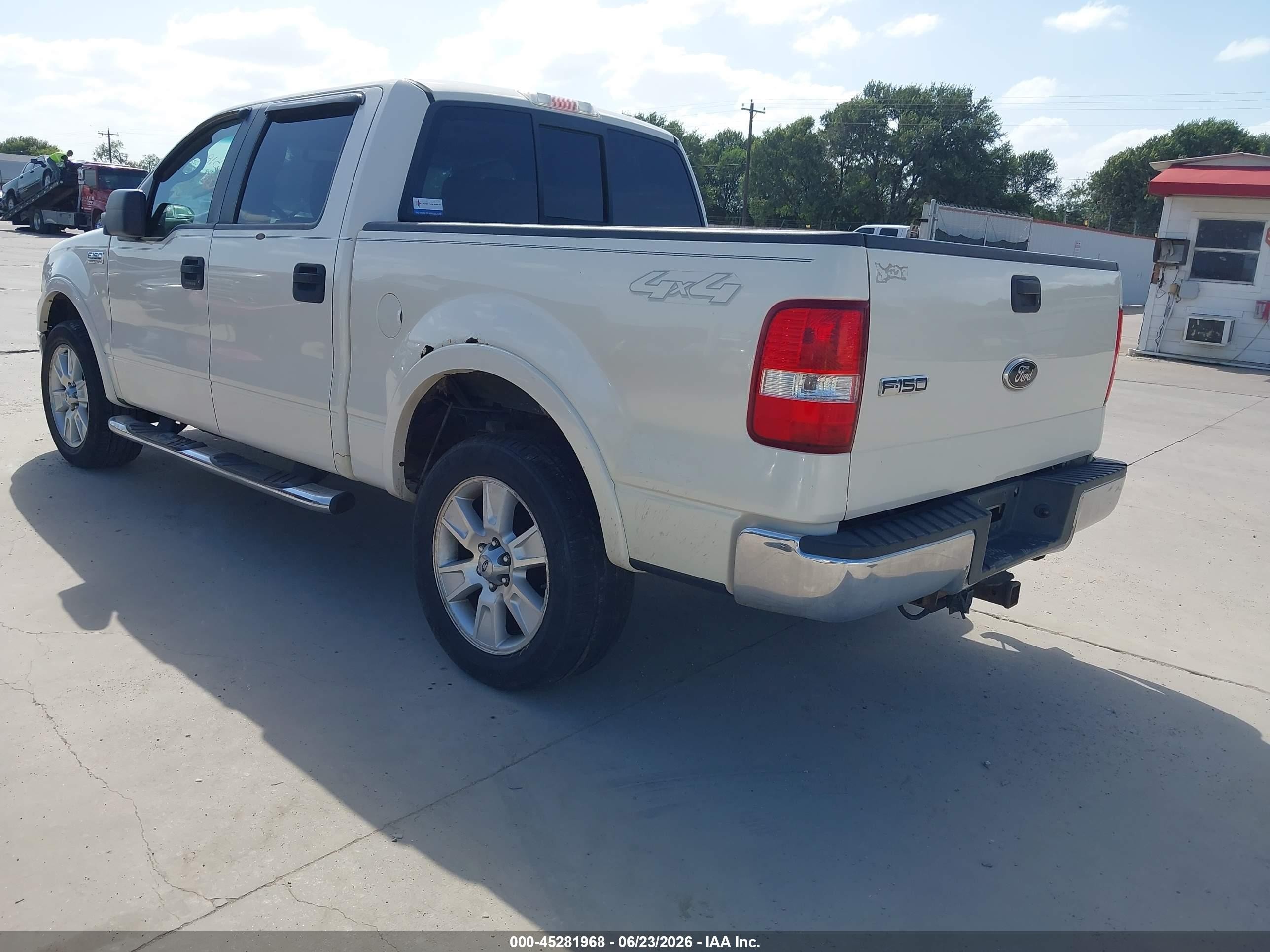 2007 Ford F-150 Fx4/lariat/xlt Cream vin: 1FTPW14547FB38009