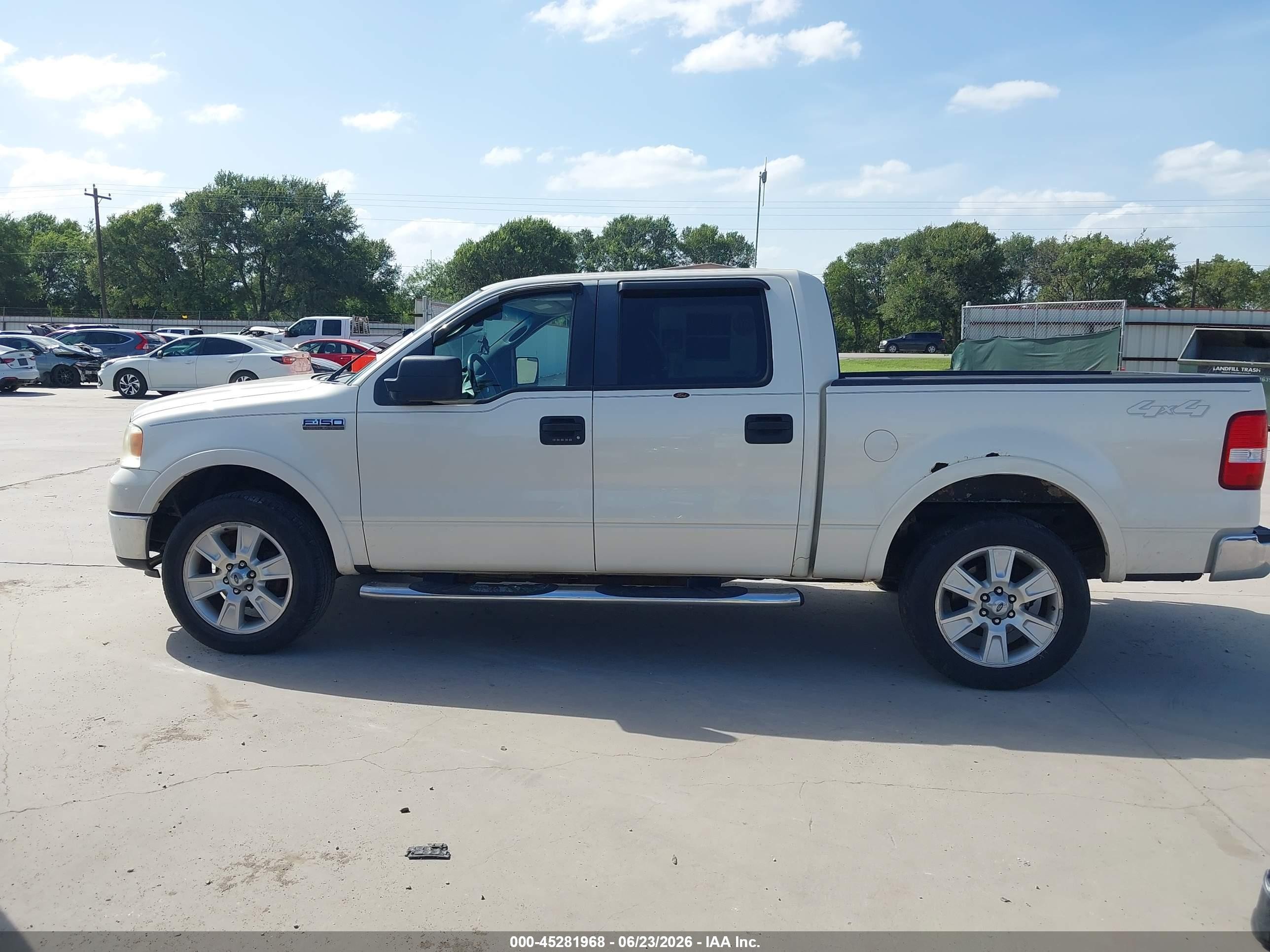 2007 Ford F-150 Fx4/lariat/xlt Cream vin: 1FTPW14547FB38009