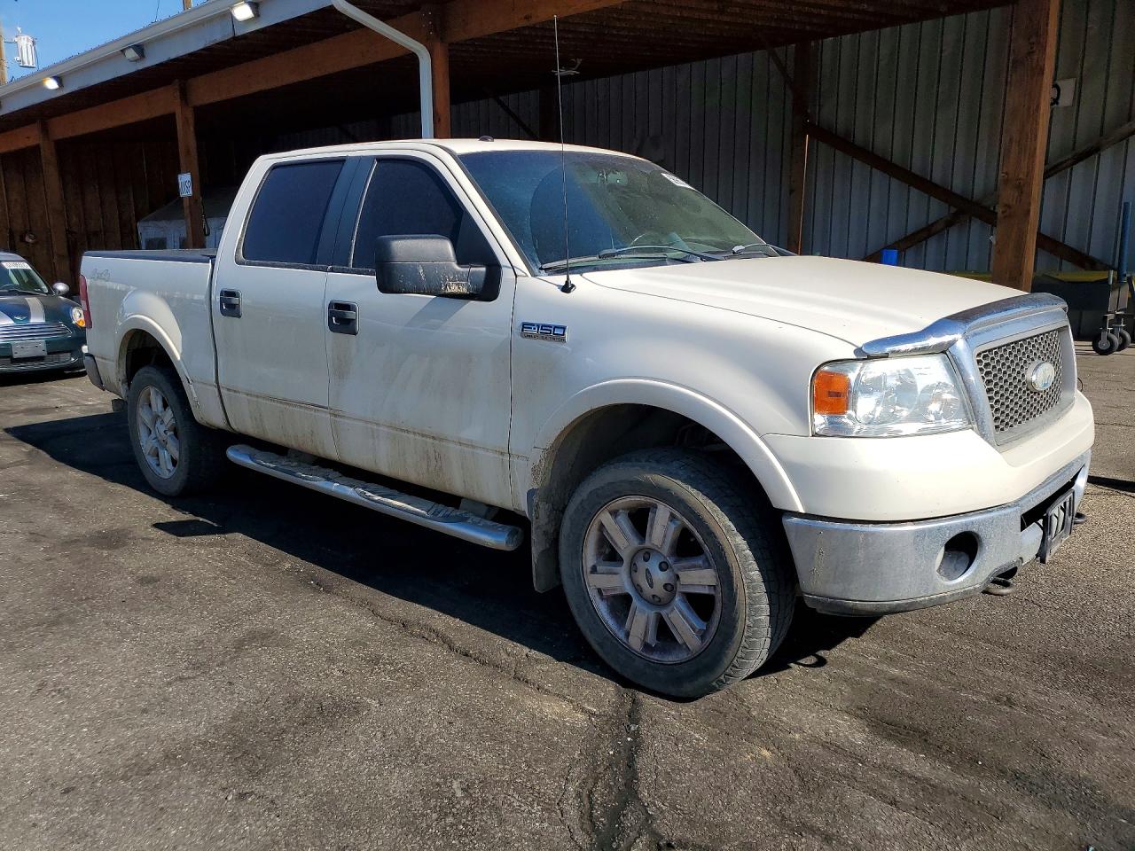 2008 Ford F150 Supercrew Белый vin: 1FTPW14548FA43595