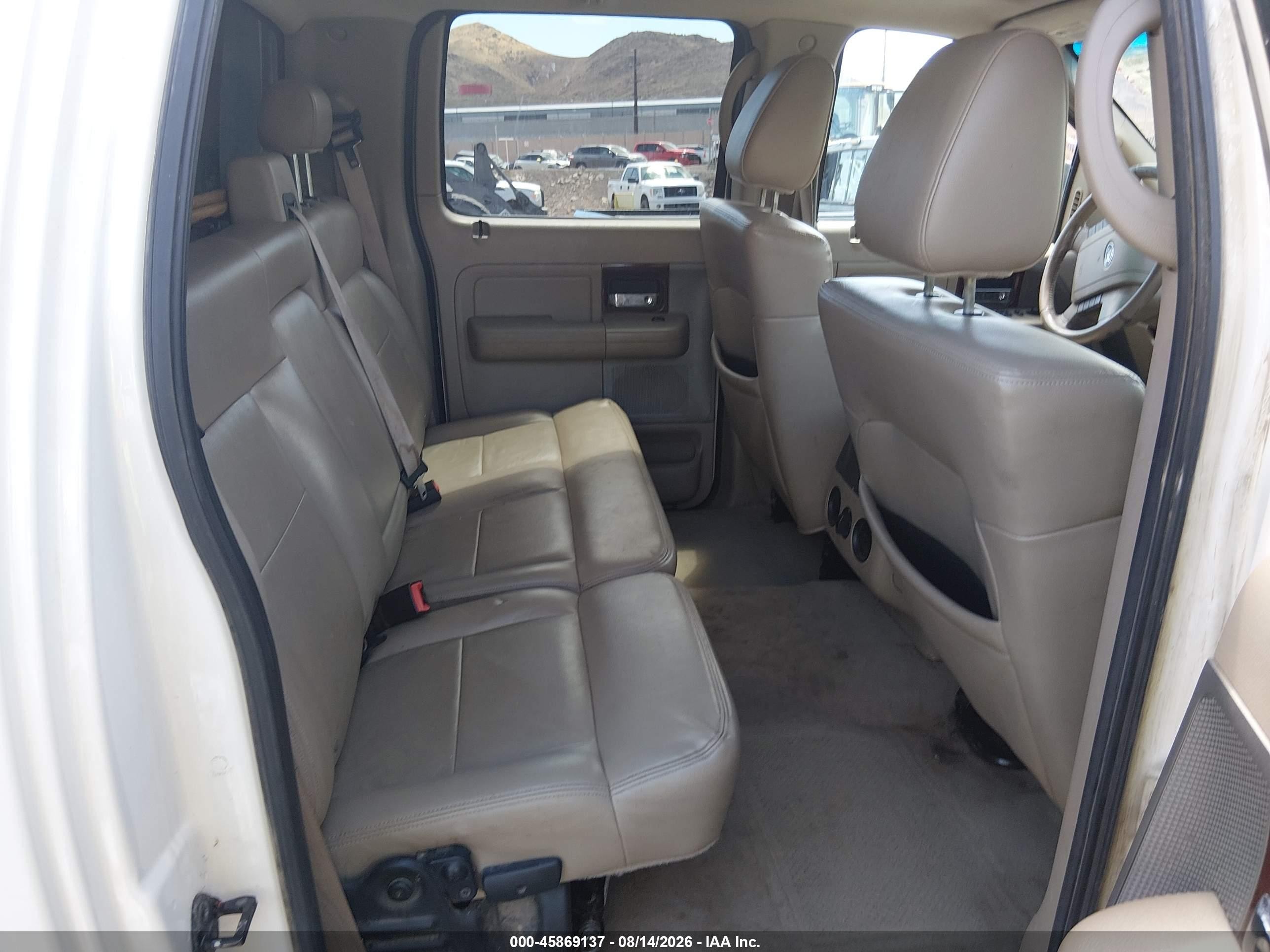 2008 Ford F-150 60th Anniversary/fx4/king Ranch/lariat/limited/xlt White vin: 1FTPW14548FB23558