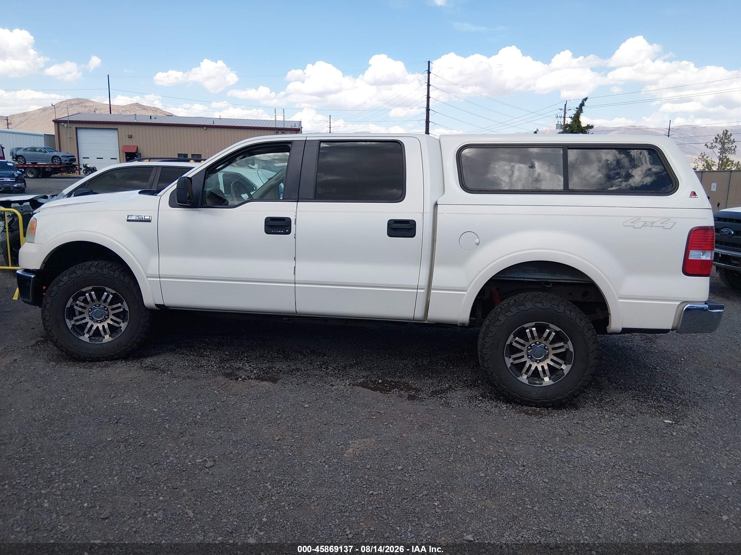 2008 Ford F-150 60th Anniversary/fx4/king Ranch/lariat/limited/xlt White vin: 1FTPW14548FB23558