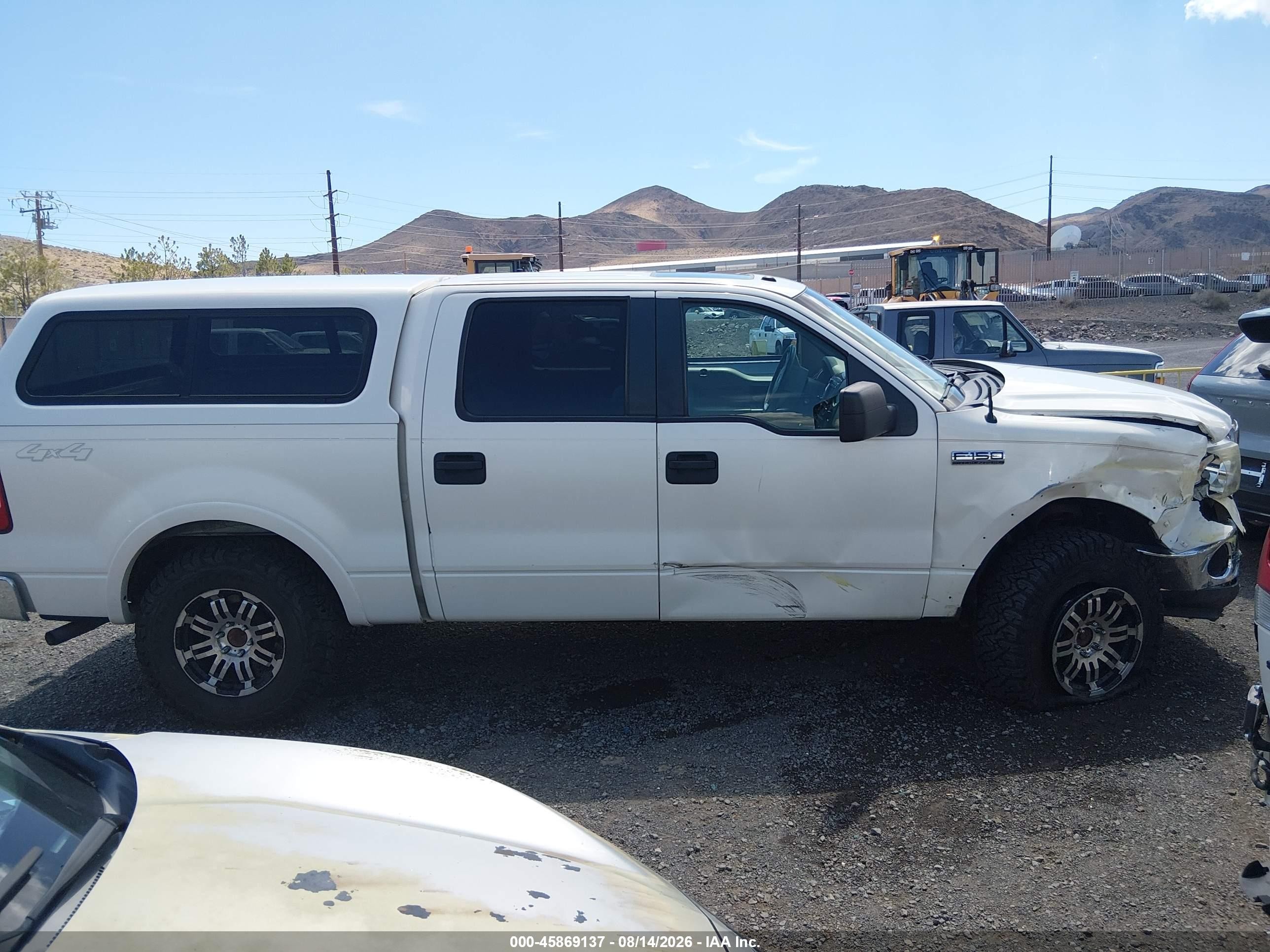 2008 Ford F-150 60th Anniversary/fx4/king Ranch/lariat/limited/xlt White vin: 1FTPW14548FB23558