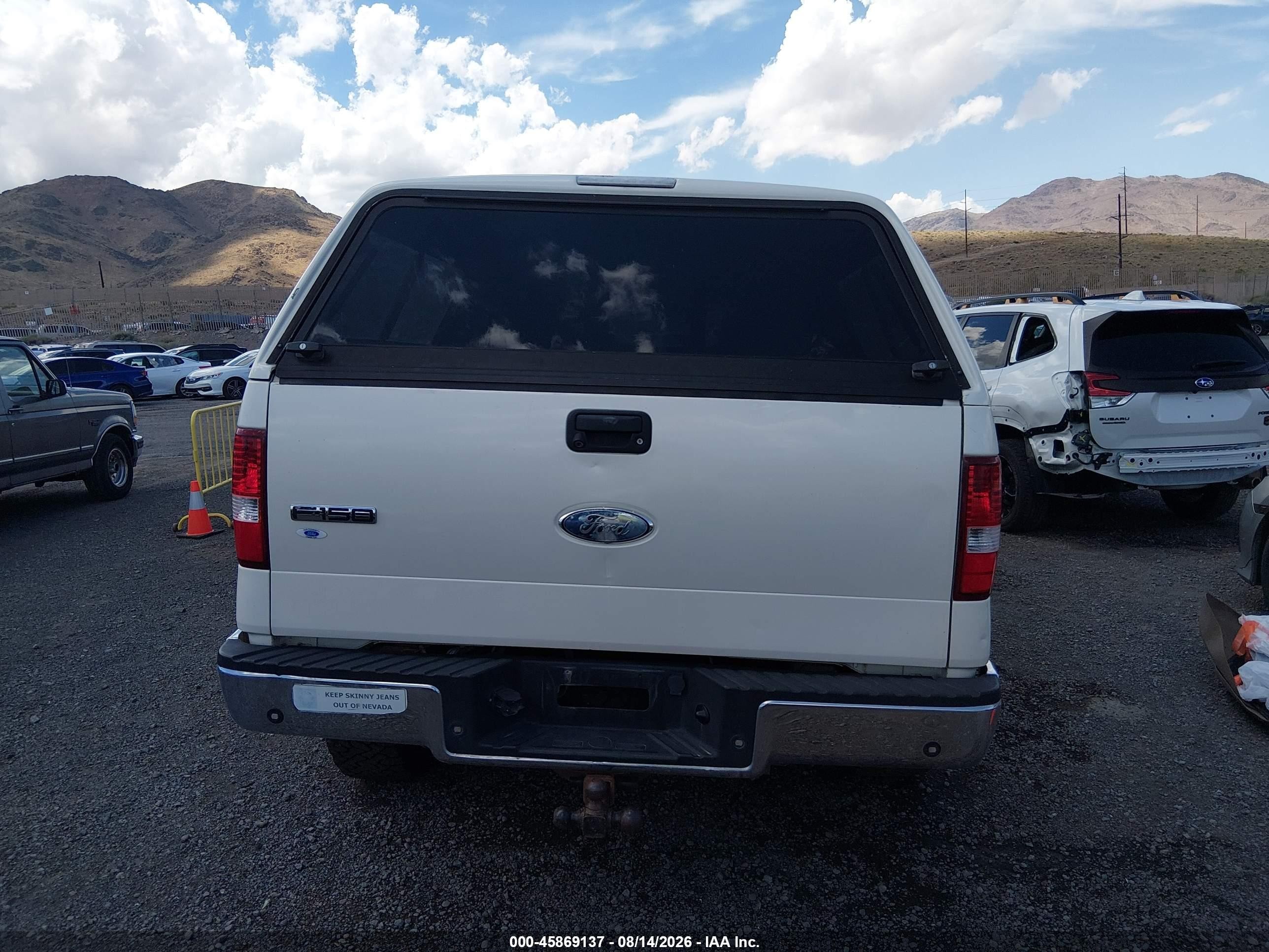 2008 Ford F-150 60th Anniversary/fx4/king Ranch/lariat/limited/xlt White vin: 1FTPW14548FB23558