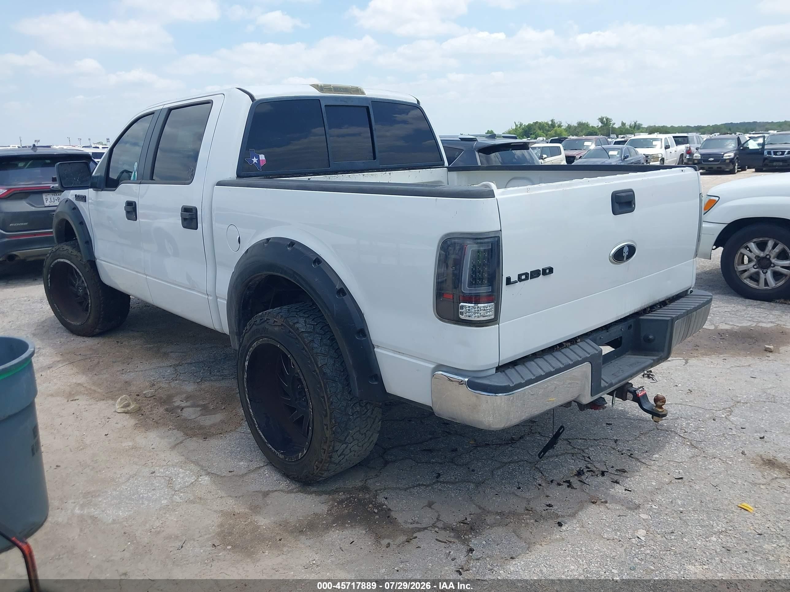 2008 Ford F-150 60th Anniversary/fx4/king Ranch/lariat/limited/xlt White vin: 1FTPW14548FC12868