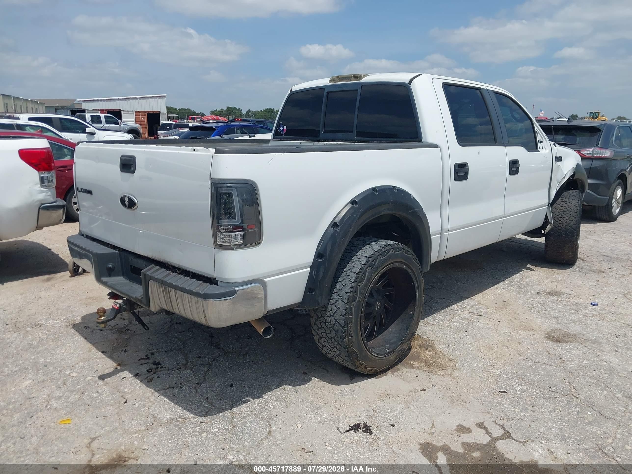 2008 Ford F-150 60th Anniversary/fx4/king Ranch/lariat/limited/xlt White vin: 1FTPW14548FC12868