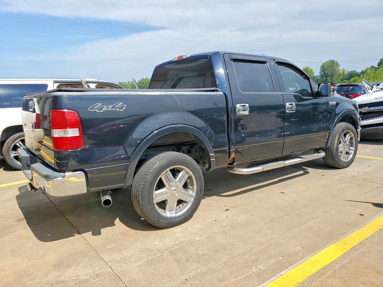 2004 Ford F150 Supercrew Black vin: 1FTPW14554FA20143