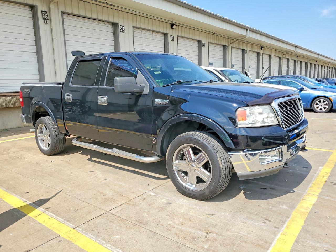 2004 Ford F150 Supercrew Black vin: 1FTPW14554FA20143