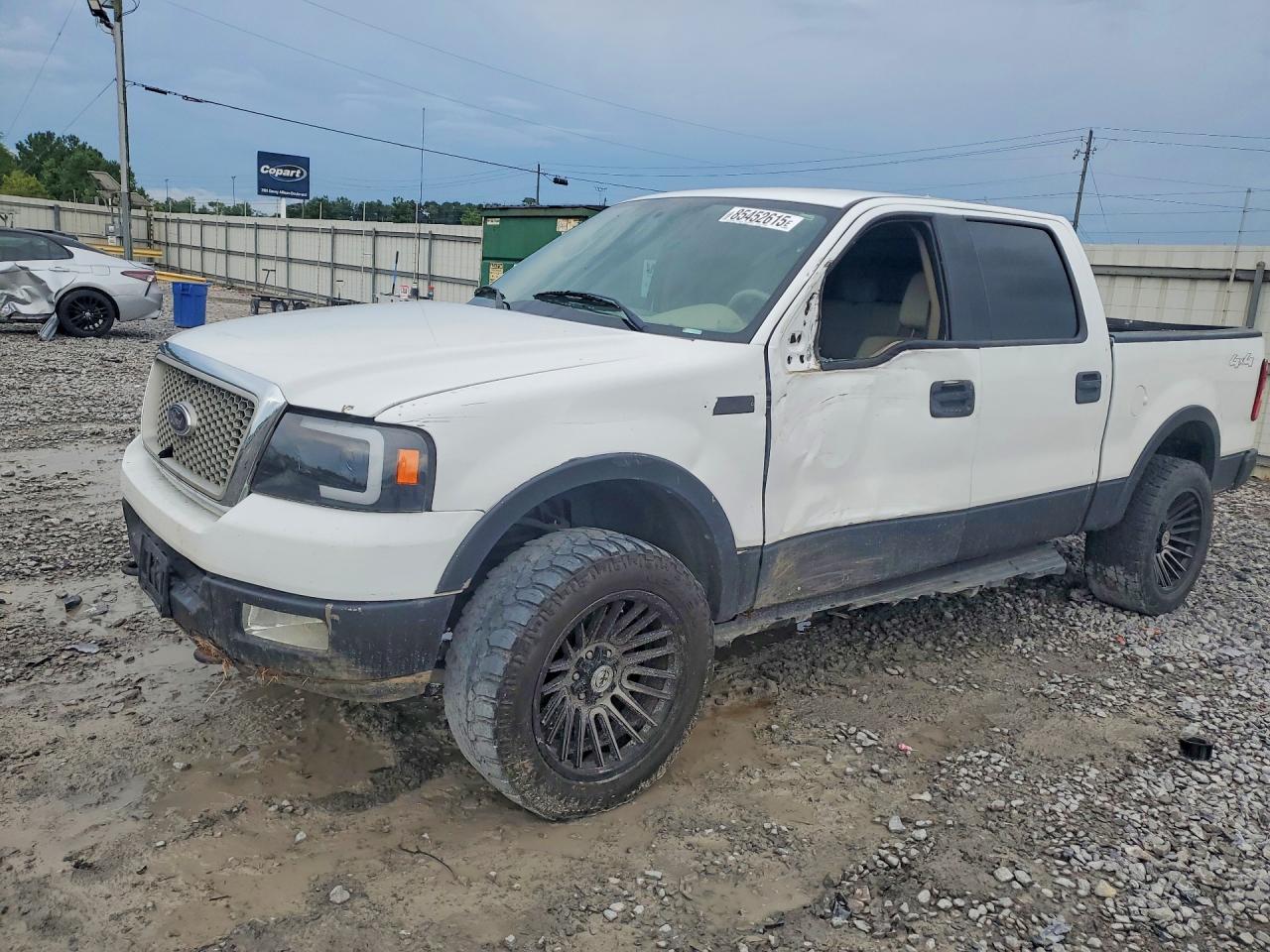 2004 Ford F150 Supercrew White vin: 1FTPW14554FA42840