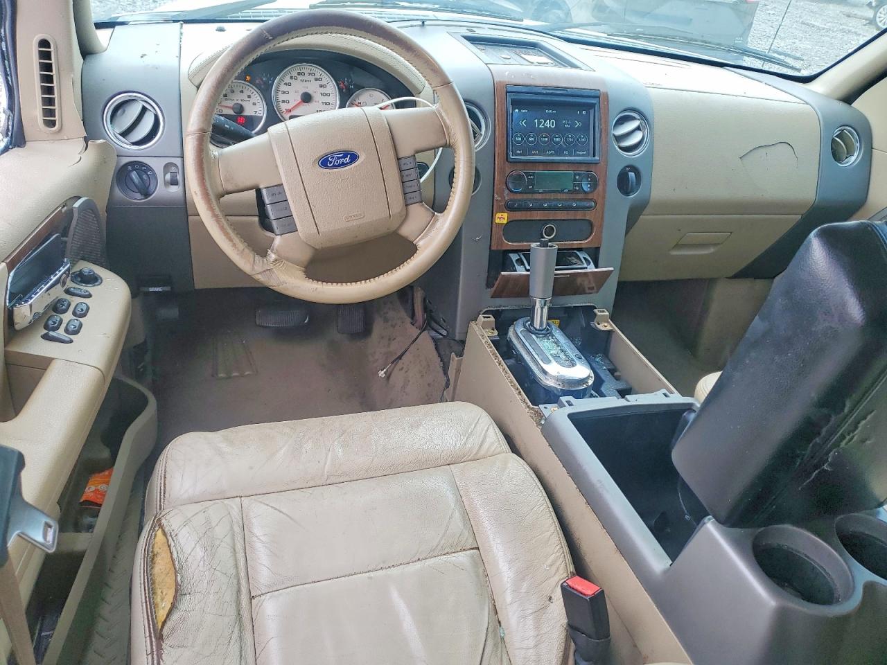 2004 Ford F150 Supercrew White vin: 1FTPW14554FA42840