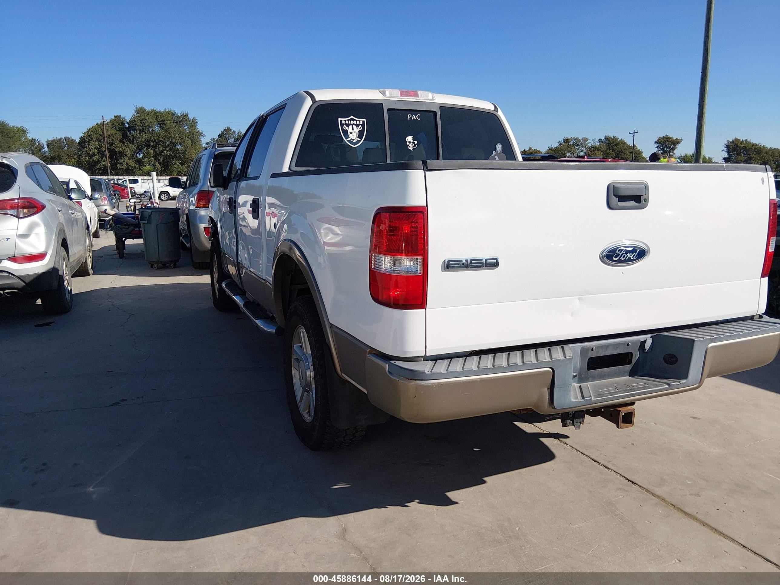 2004 Ford F-150 Fx4/lariat/xlt White vin: 1FTPW14554KB02123