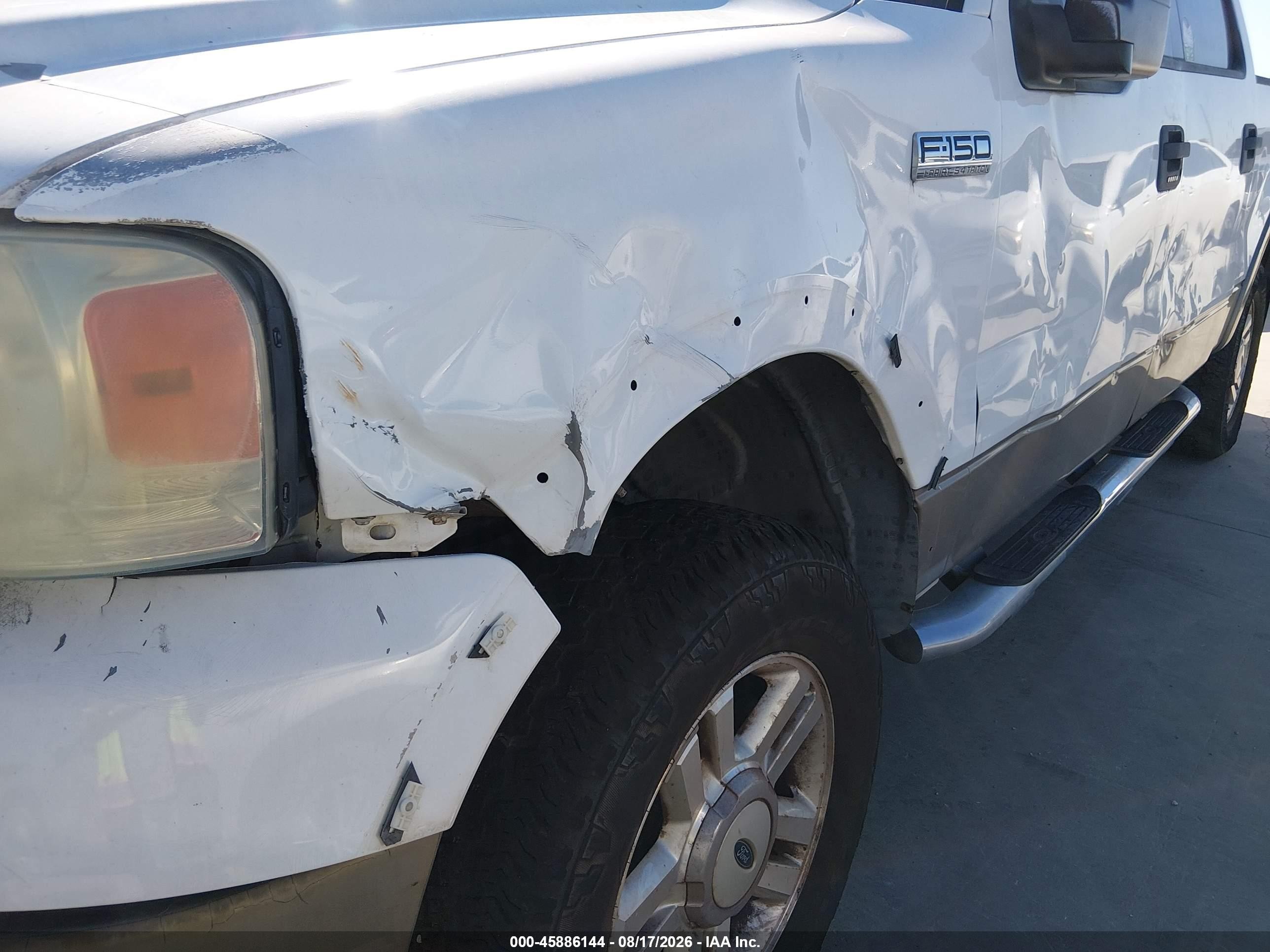 2004 Ford F-150 Fx4/lariat/xlt White vin: 1FTPW14554KB02123